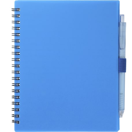 FSC® Recycled 5.5” x 7” Spiral Notebook w/ RPET Pe 61