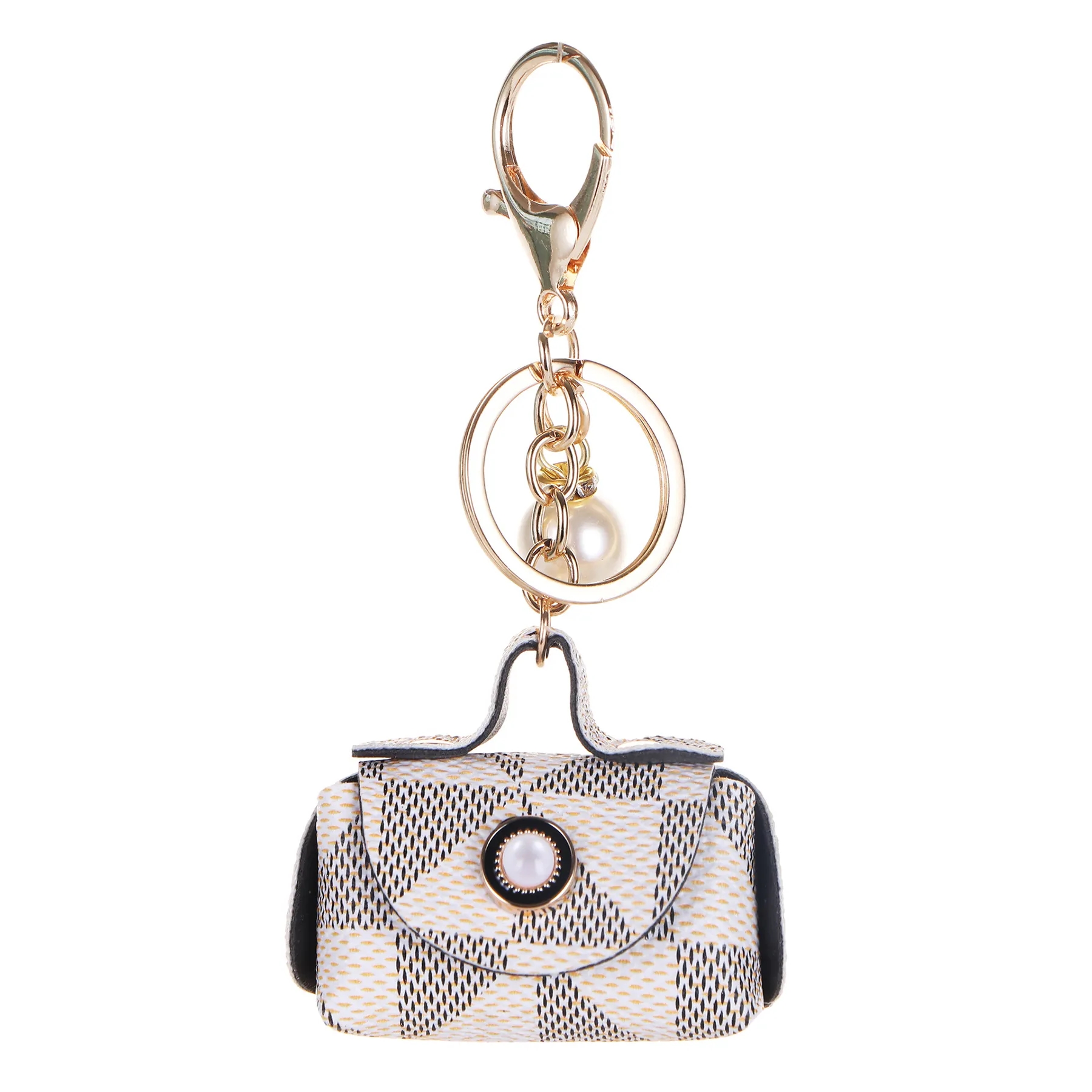 PU Car Key Pendant Aromatherapy Keychain 3