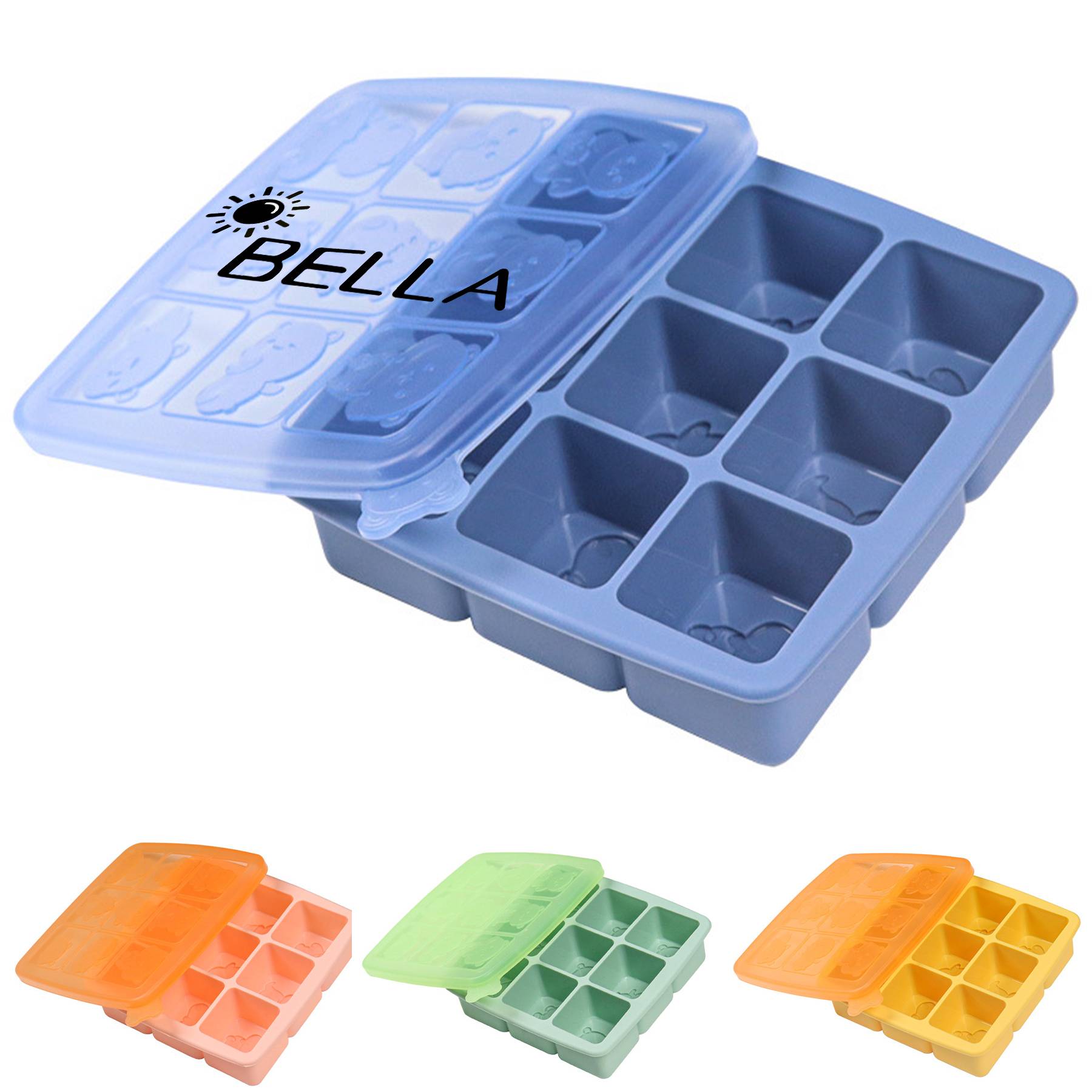 Silicone Rosette Ice Cube Tray & Molds 3