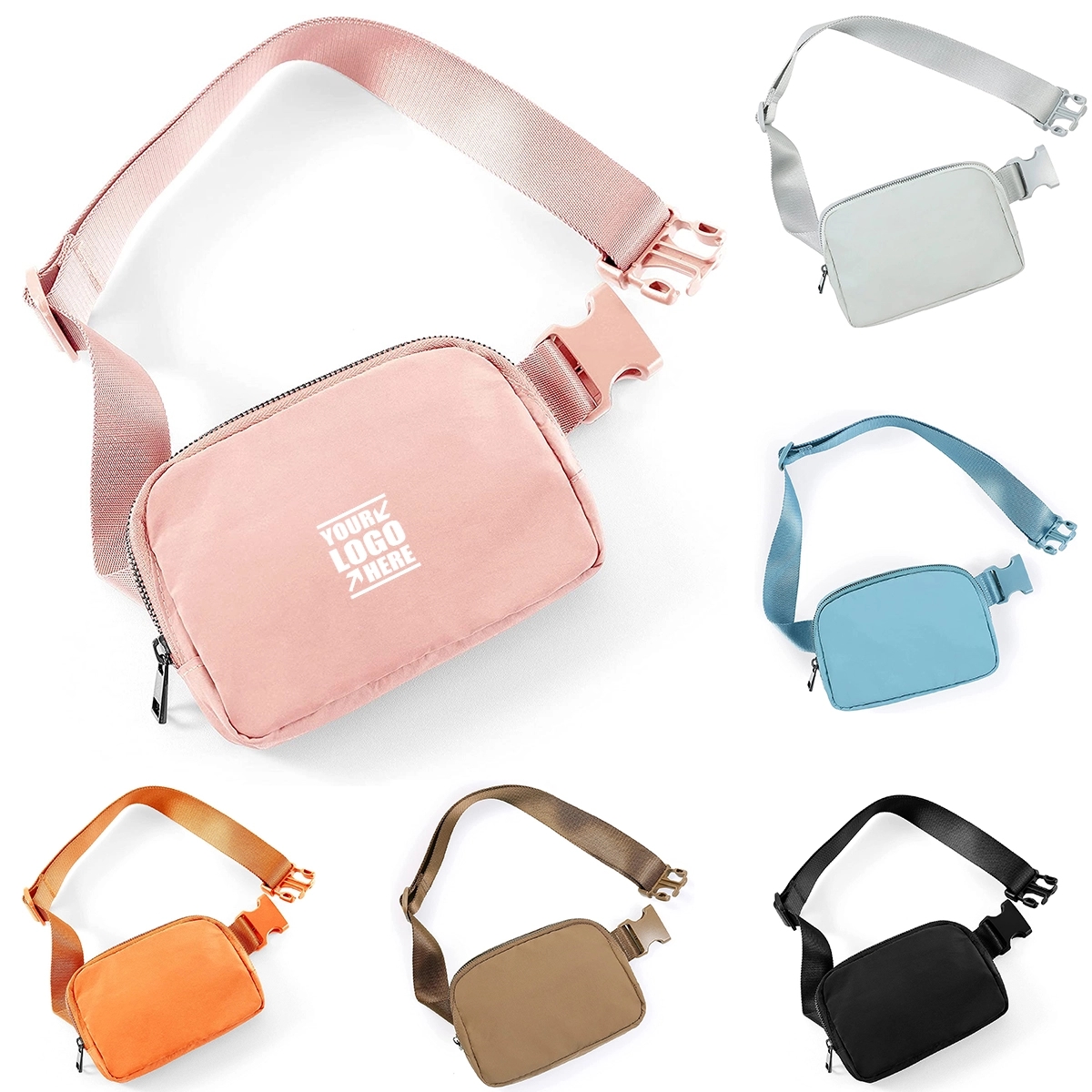 Adjustable Small Unisex Mini Belt Bag Waist Pouch 4