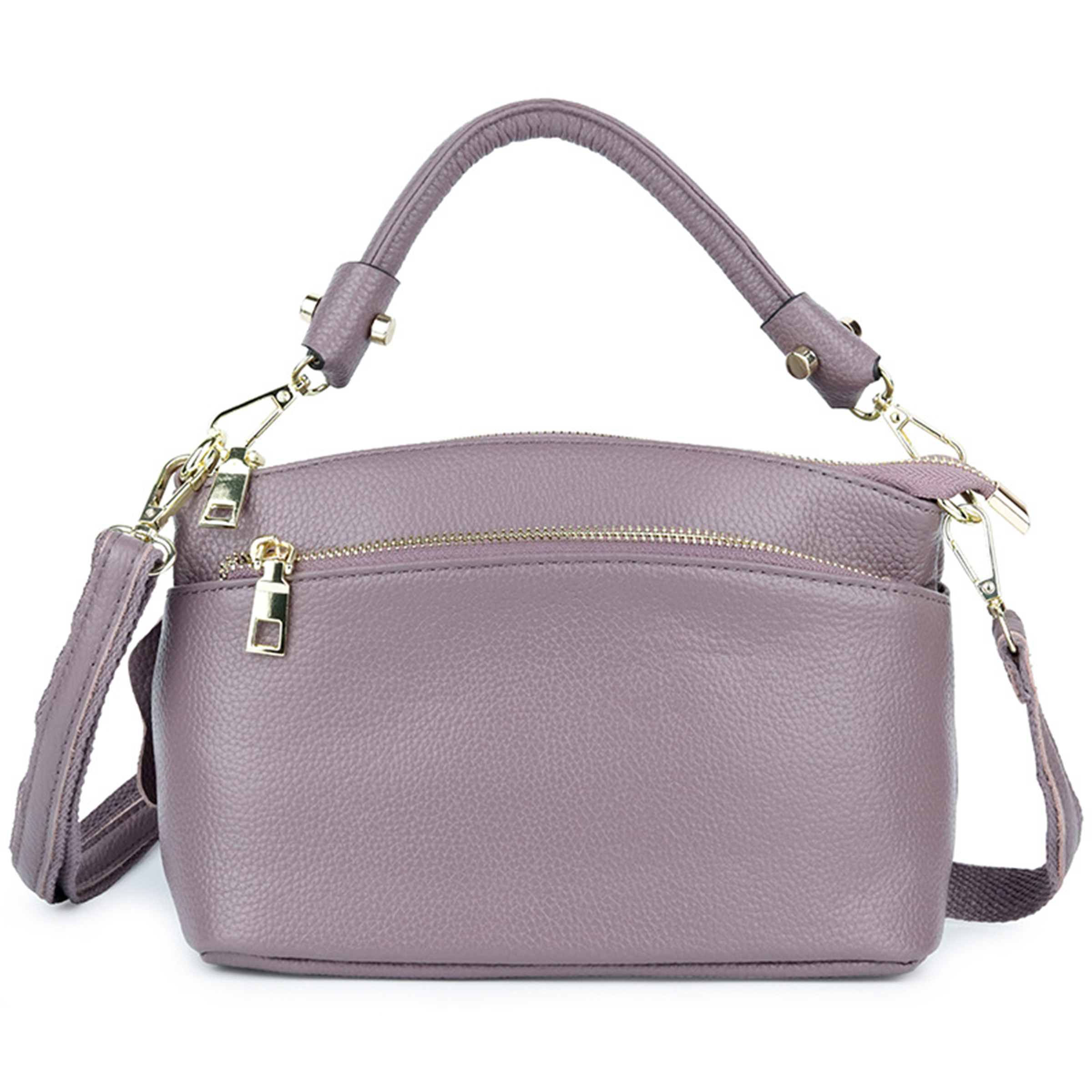 Genuine Leather Ladies' Crossbody Handbag 2