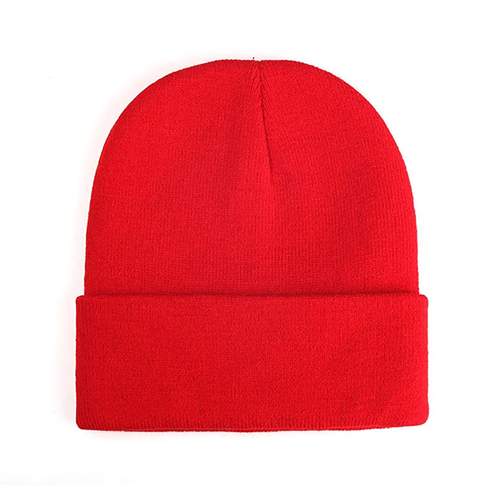 Classic Embroidered Knit Beanie Hat 4
