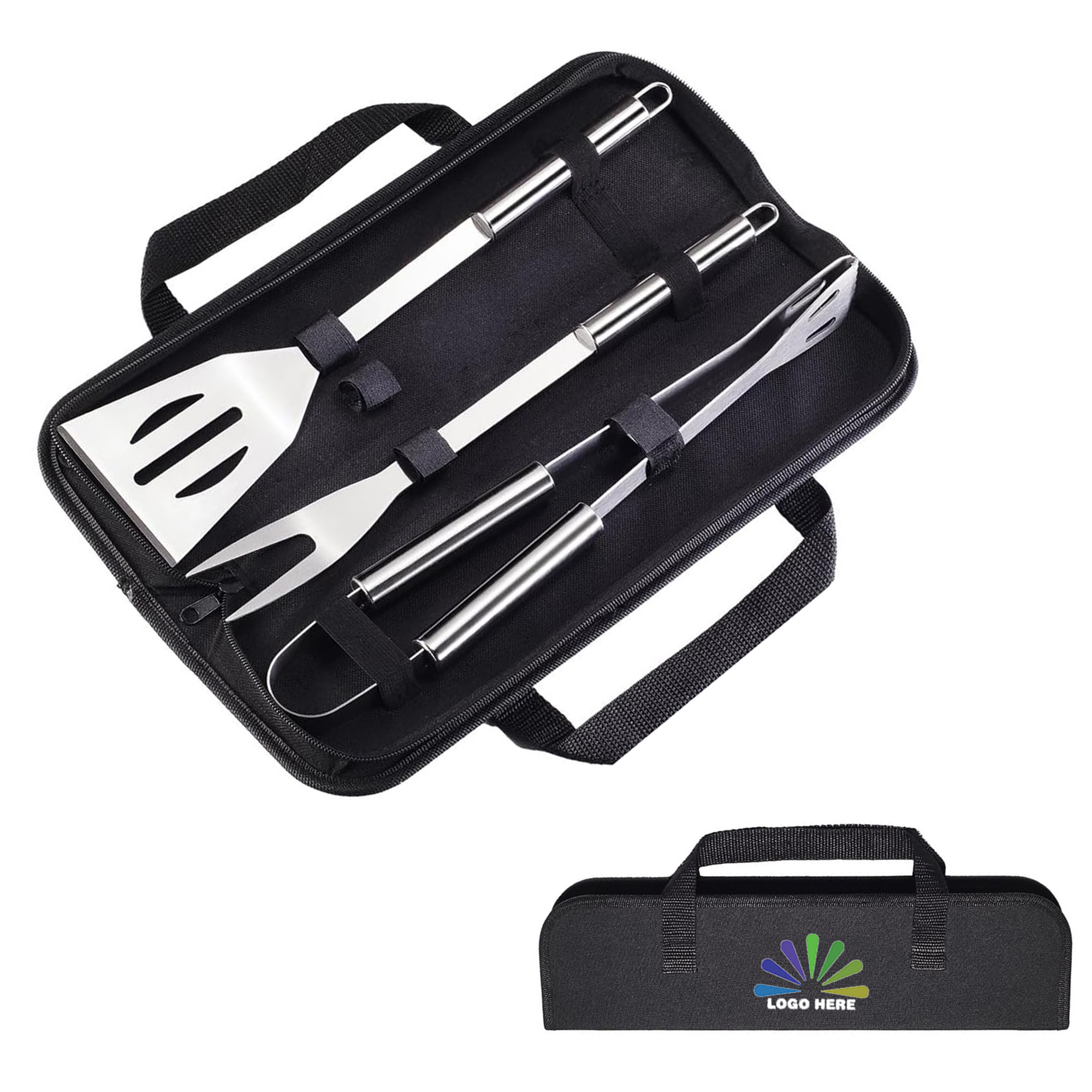 Barbeque Grilling Tool Set with Carry Bag 2