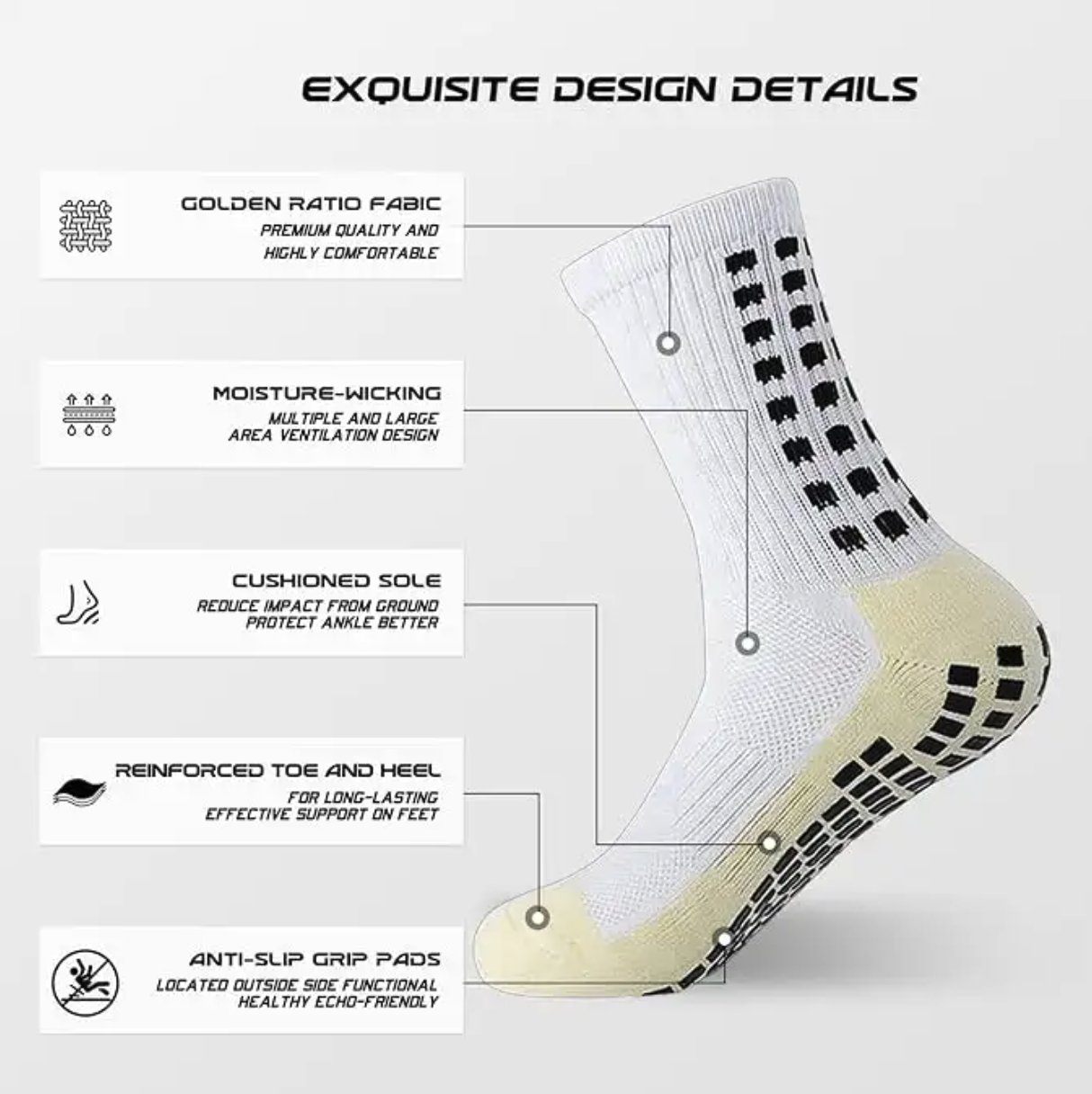Anti-slip Athletic Sock 1