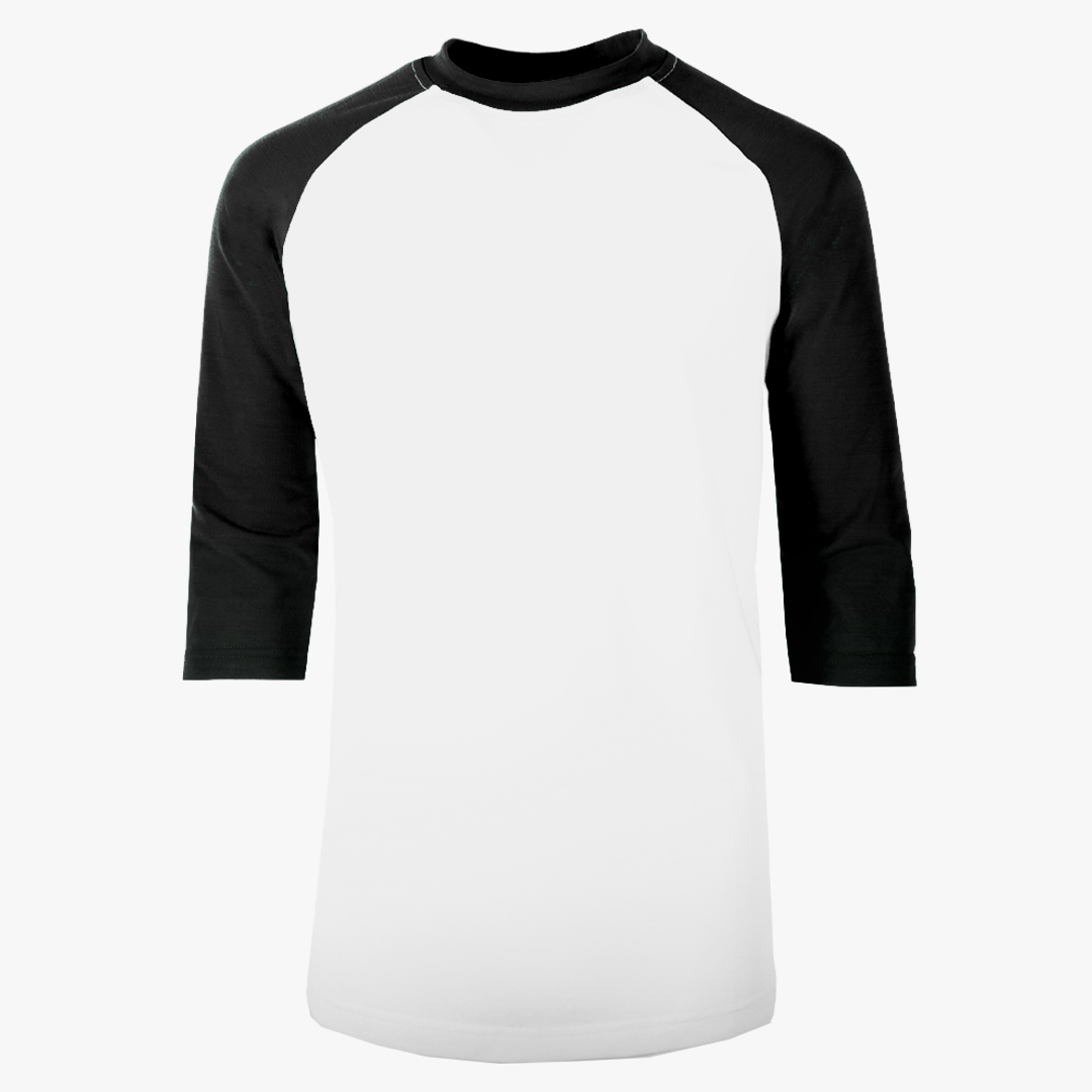 #H227Y / Varsity Youth 3/4 Sleeve Baseball Tee White Body 4