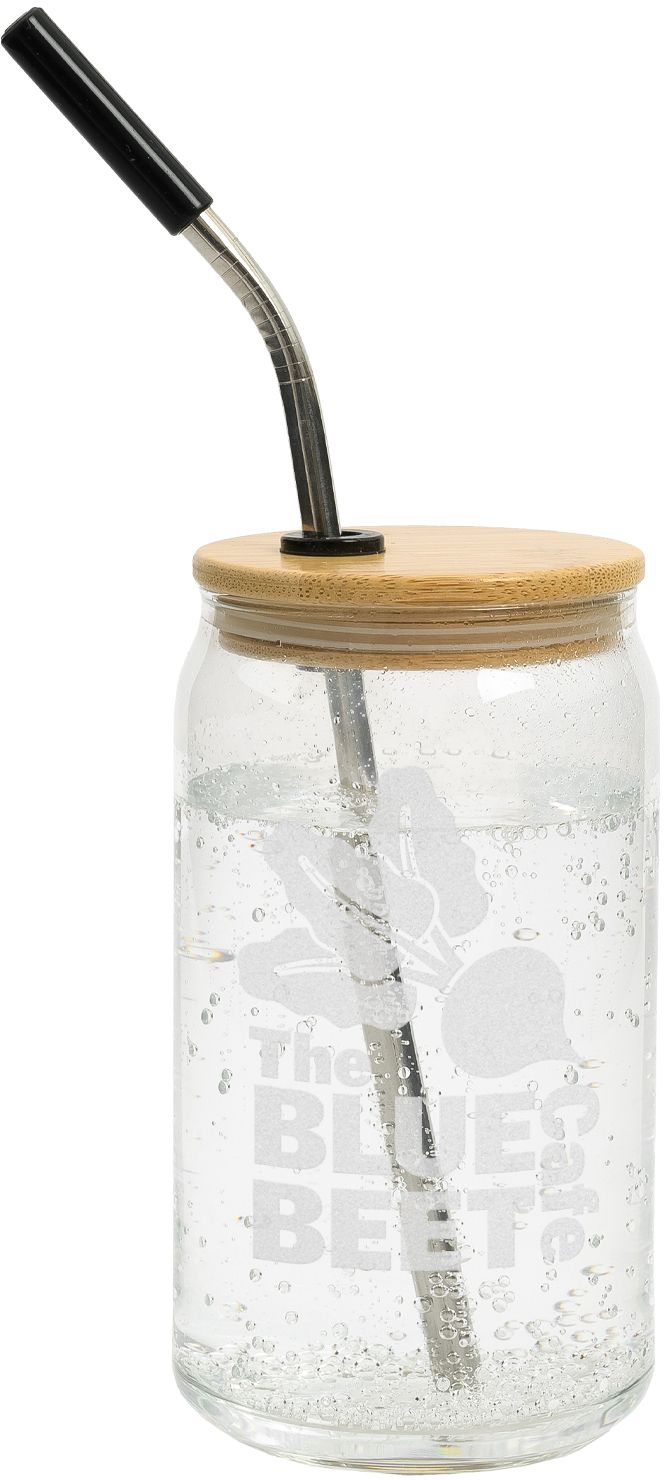 ETCHED CAN GLASS 16 OZ 14