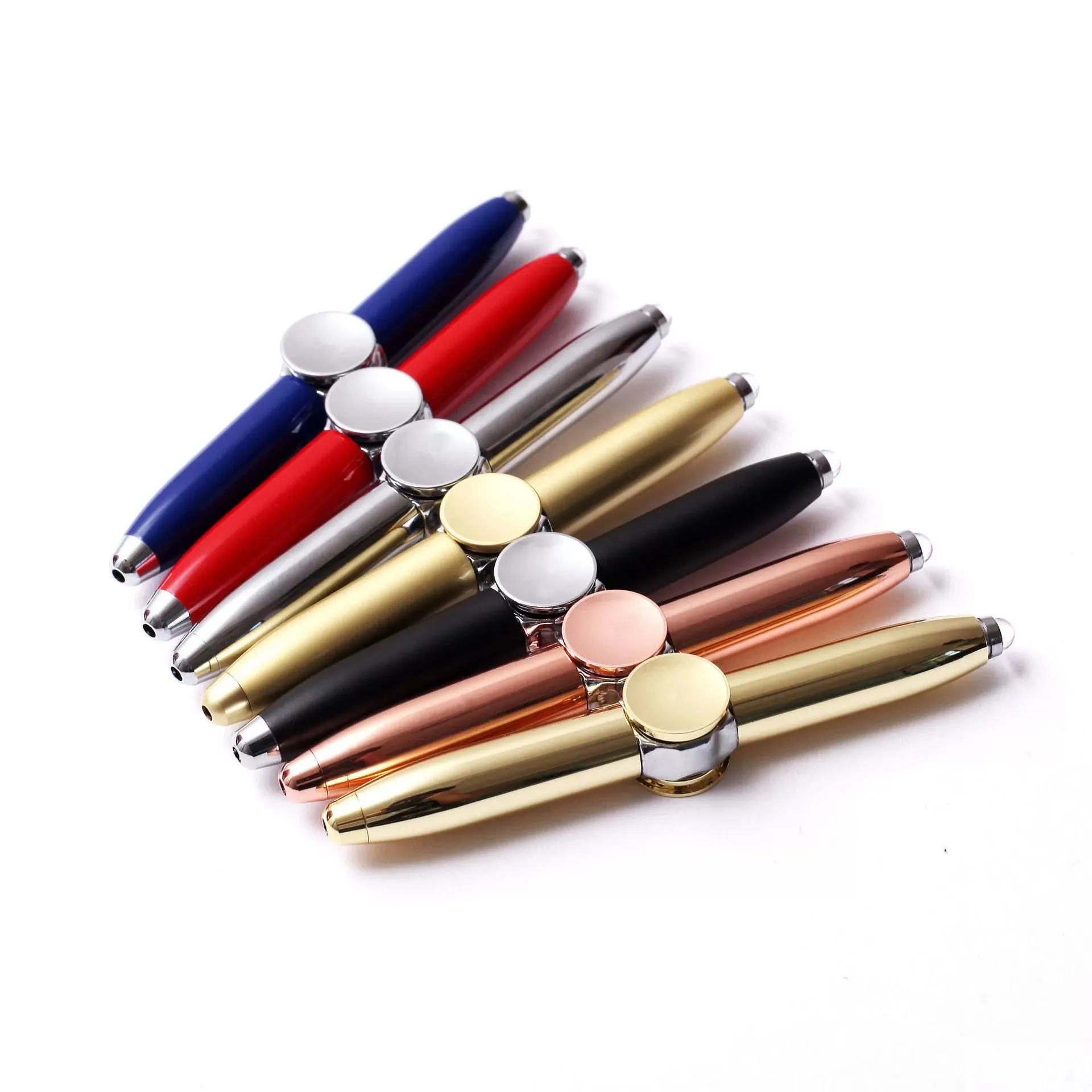 Led Light Spinning Ballpoint Pen 2