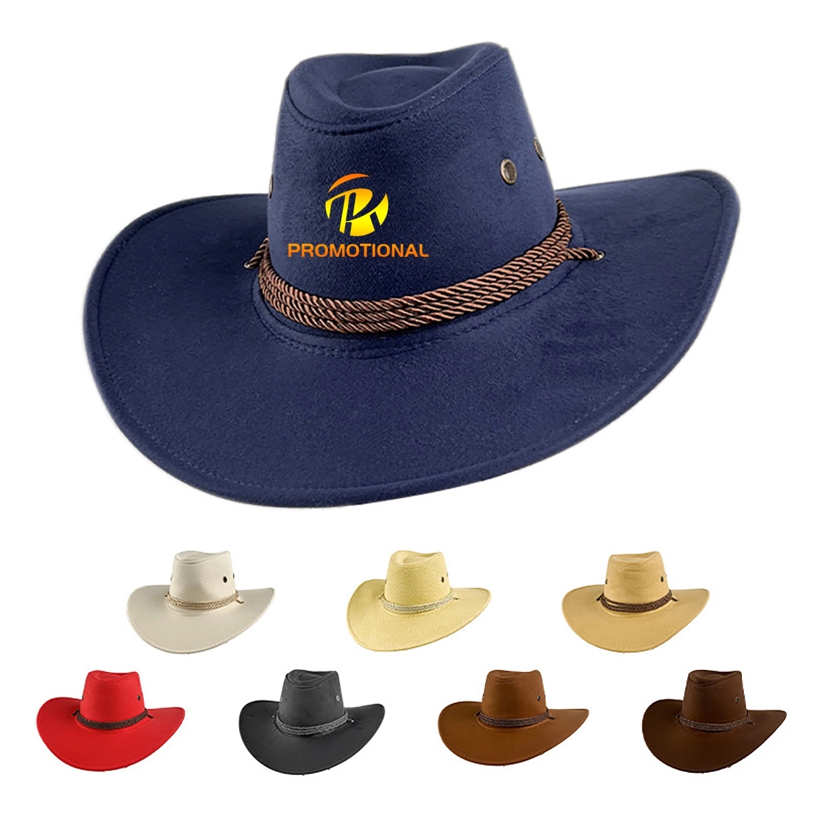 Felt Leather Suede Travel Cowboy Hat 8