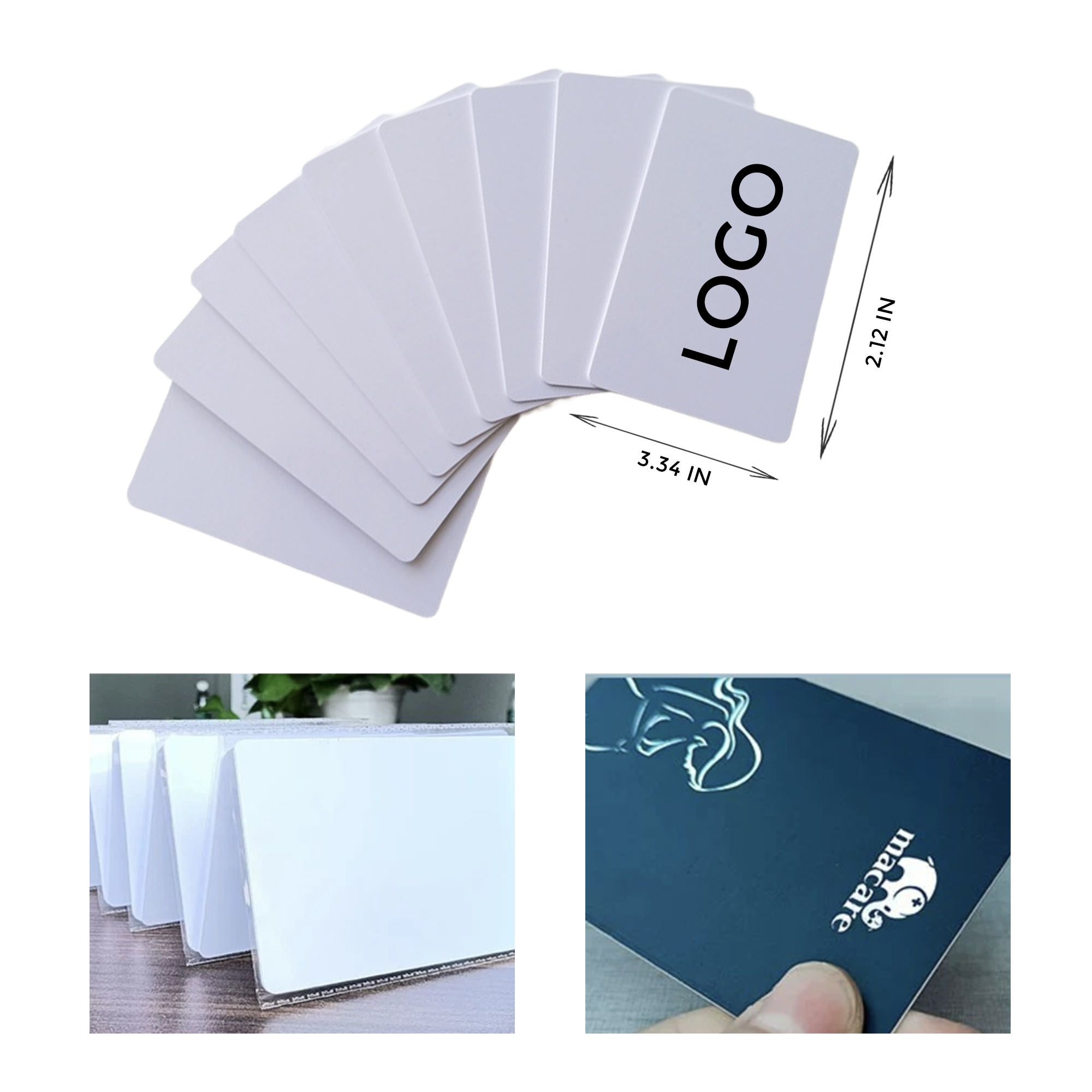 MOQ 50 PCS Stylish PVC Plastic Identity Card 2