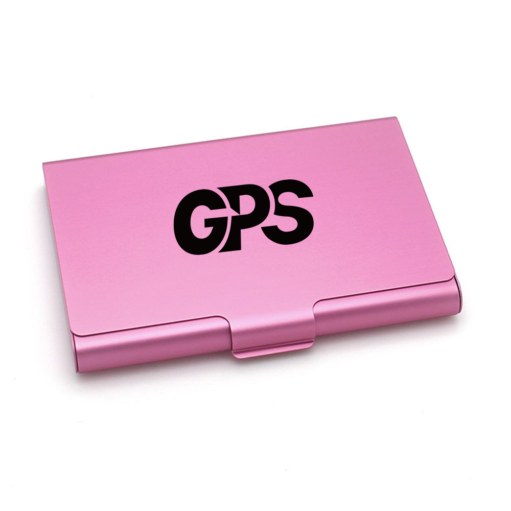 3 5/8 " Aluminum Alloy Business Card Holder 3