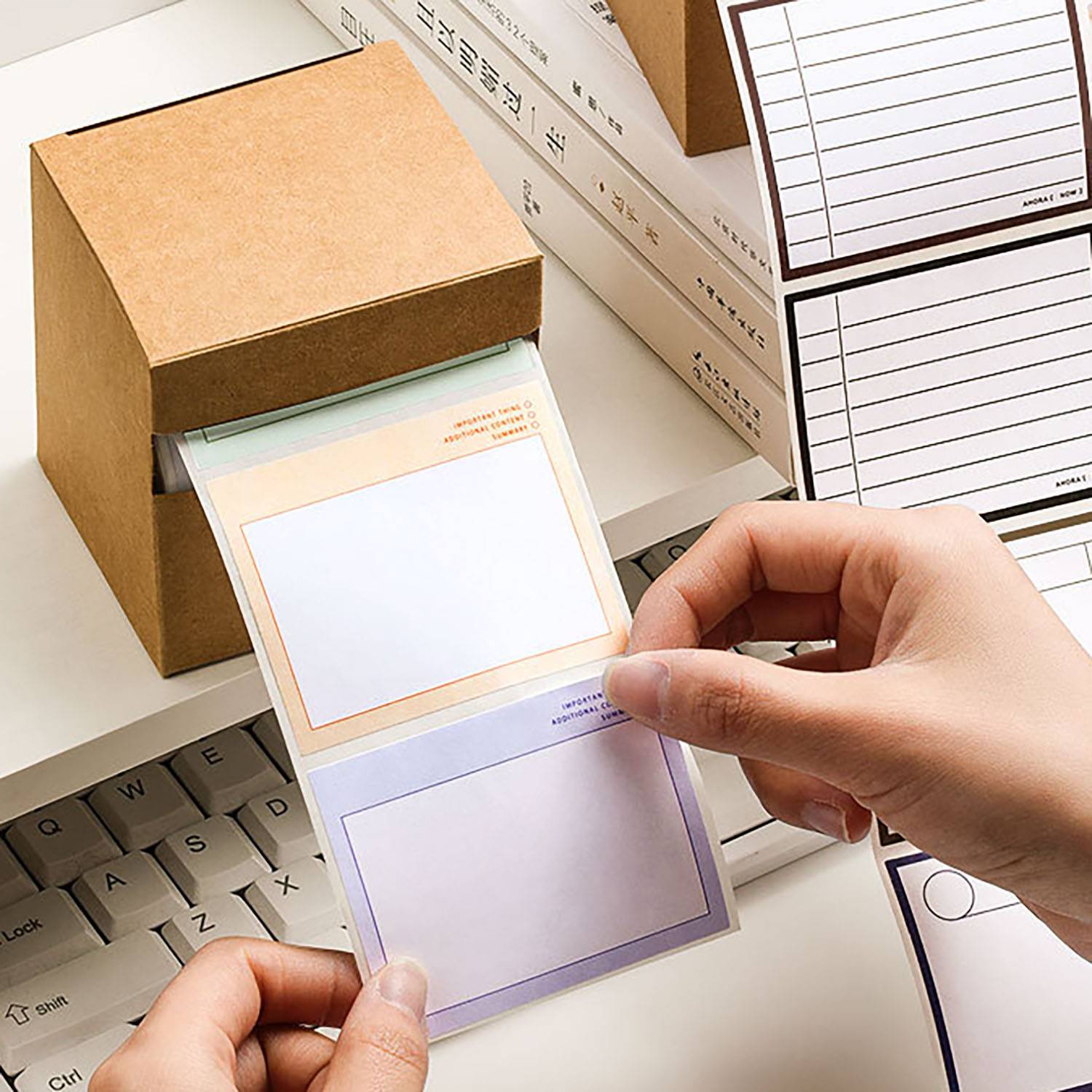 Home/Office Removable Full Adhesive Sticky Notes 4