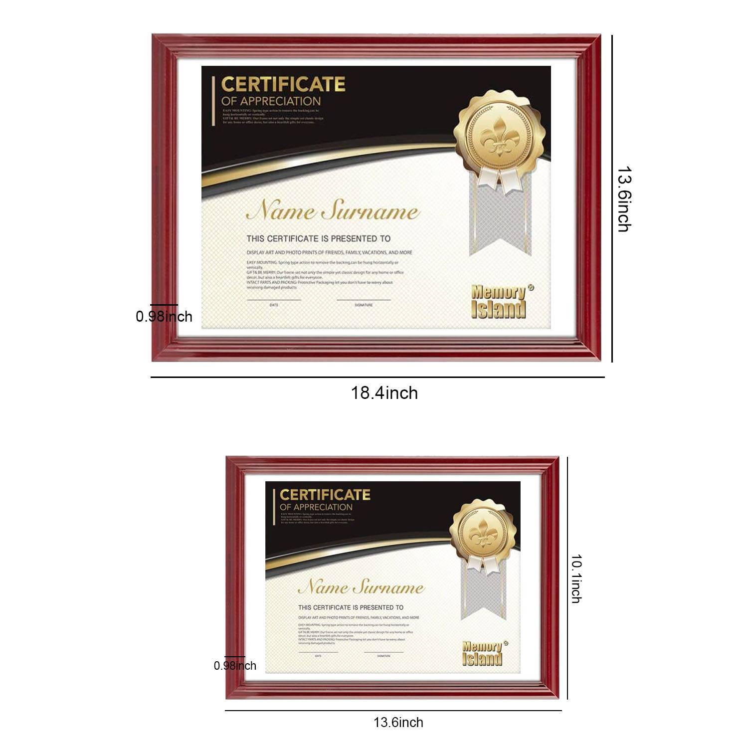 Bamboo Certificate Holder 5