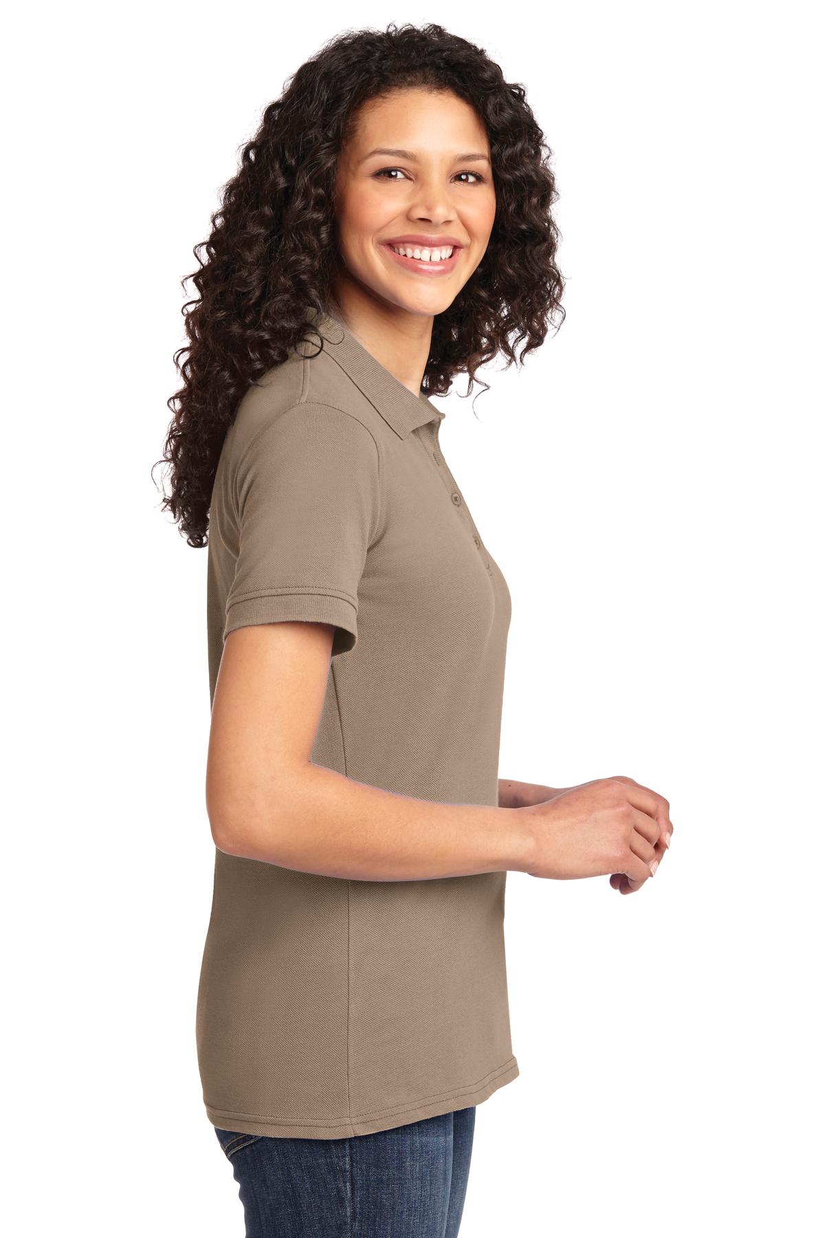 Port & Co Women's Core Blend Pique Polo. LKP155 5