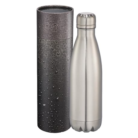 Copper Vac Bottle 17oz With Cylindrical Box, custom water bottle with logo imprint 46