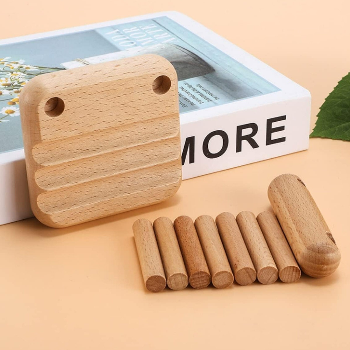 Mini Wooden Chair Phone Stand Desk Display Mobile Holeder 7