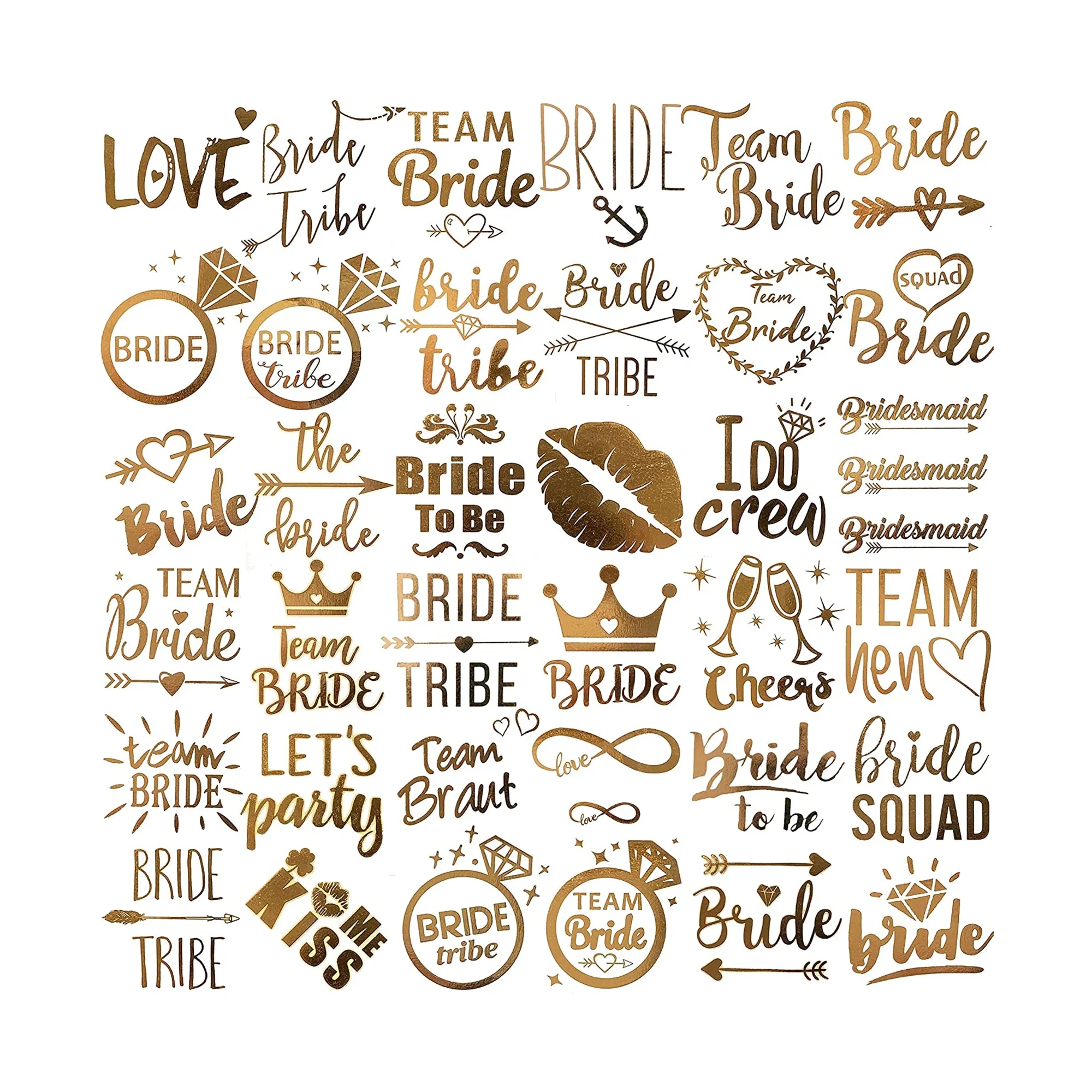 MOQ100 Custom Tattoo Face Stickers 5