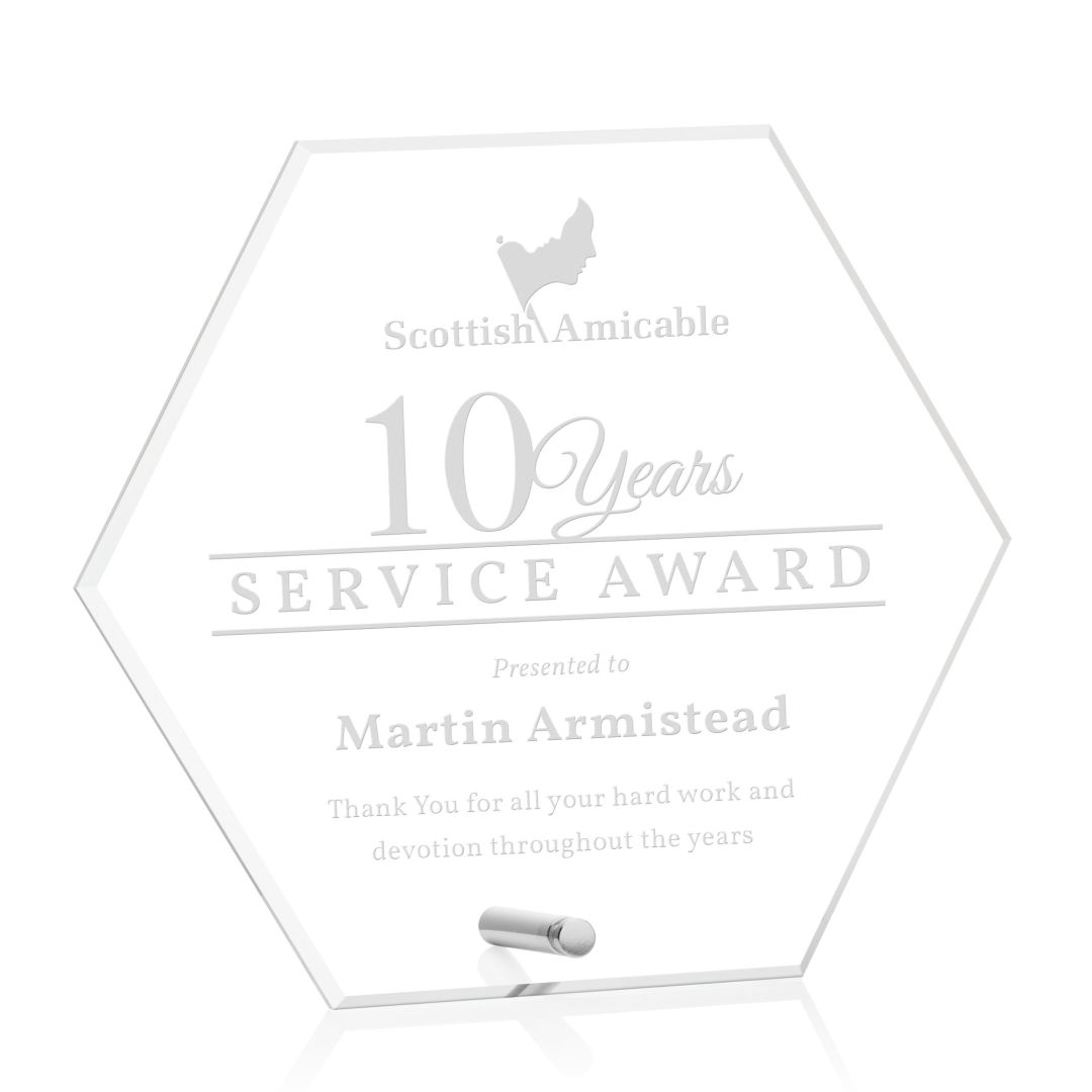 Polaris Hexagon Award - Silver 10