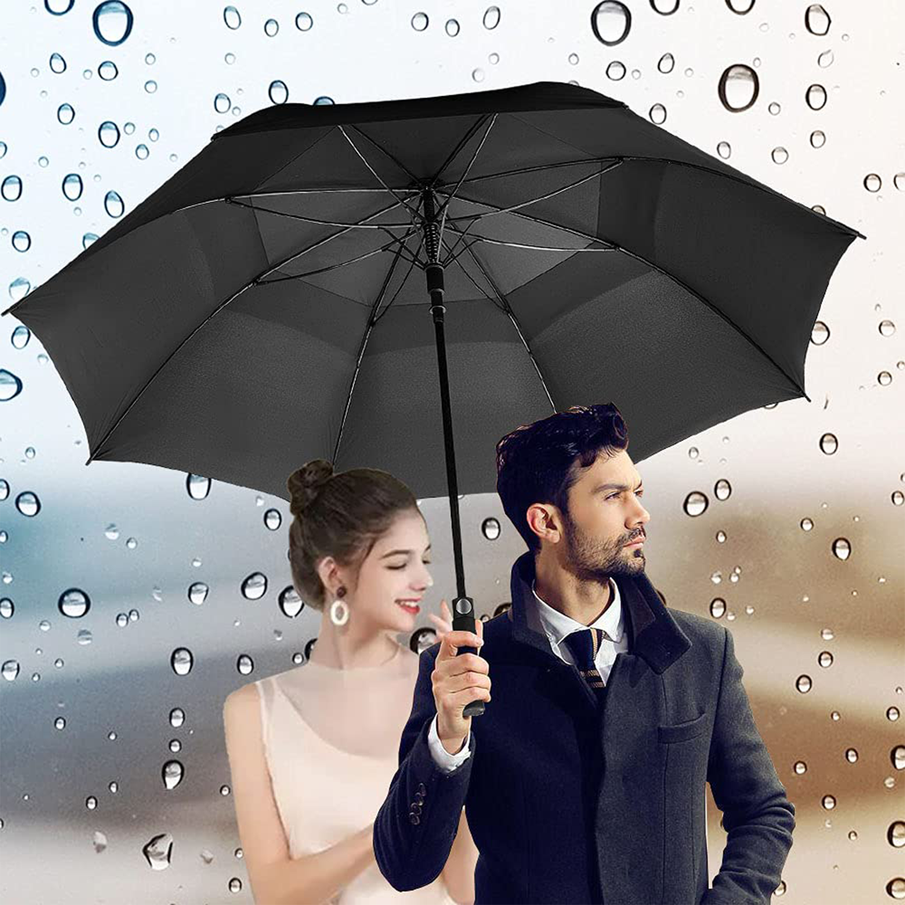 The Vented Typhoon Tamer Golf Umbrella 7