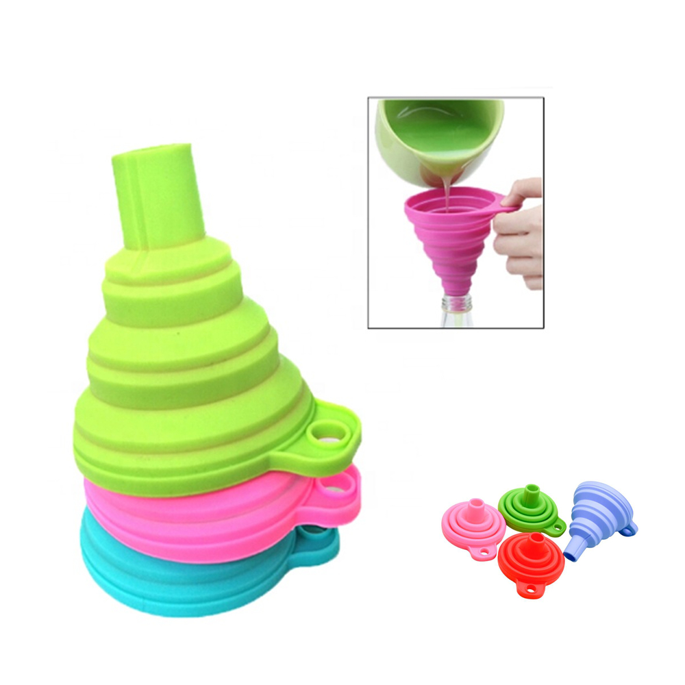 Silicone Collapsible Funnel for Kitchen Liquid Transfer 1