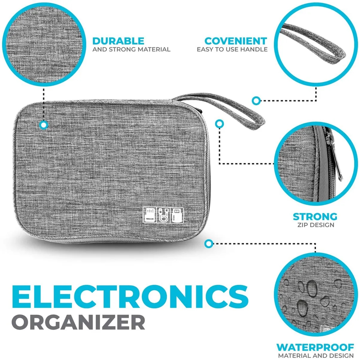 Electronic Cable Organizer Bag 3