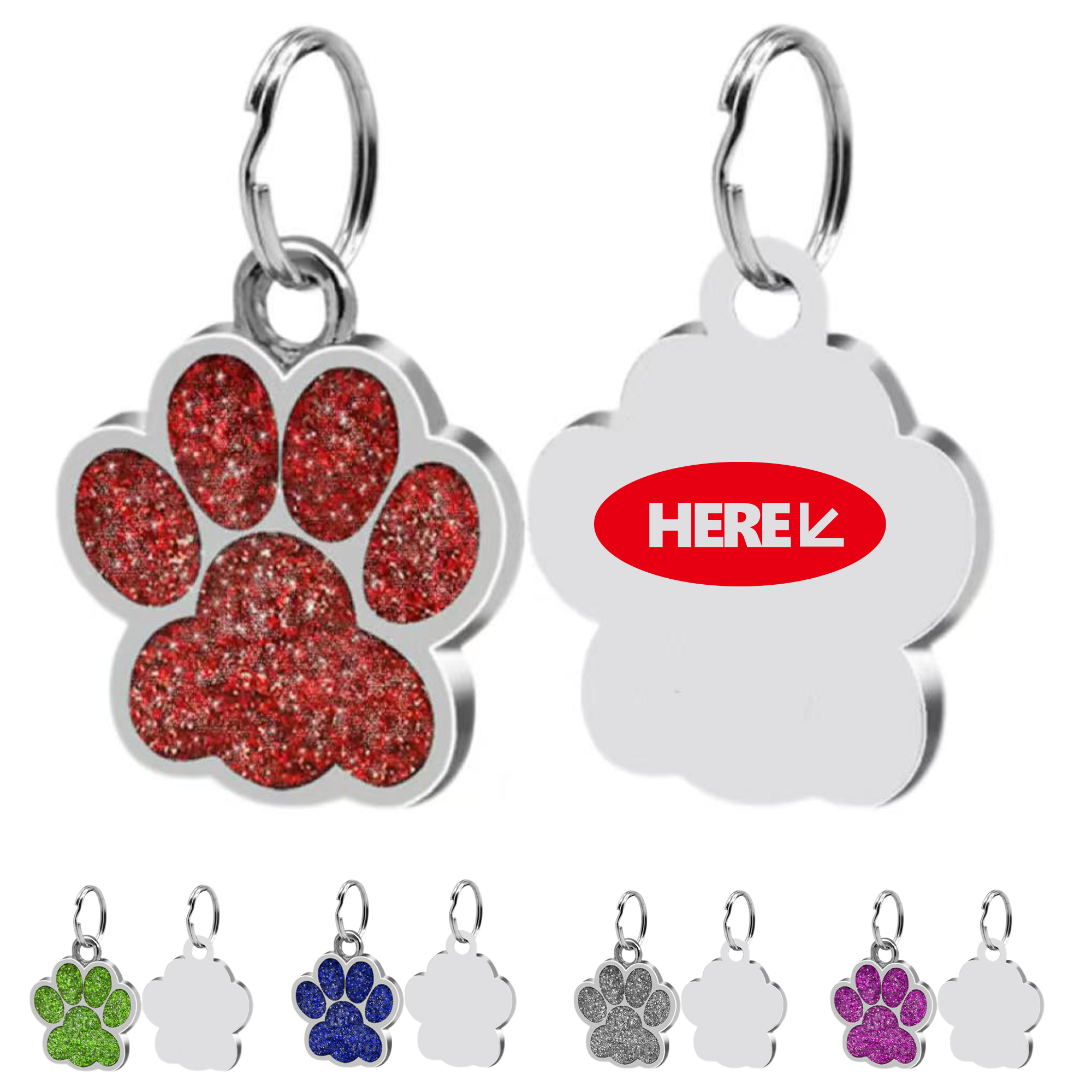 Stainless Steel Dog Paw Accessory 2
