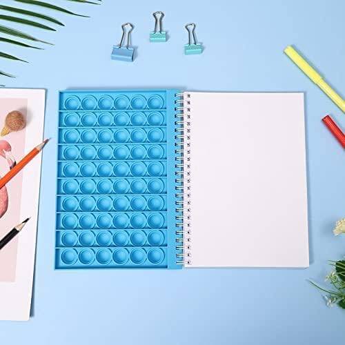 Spiral Push Pop Bubble Silicone Notebook 3