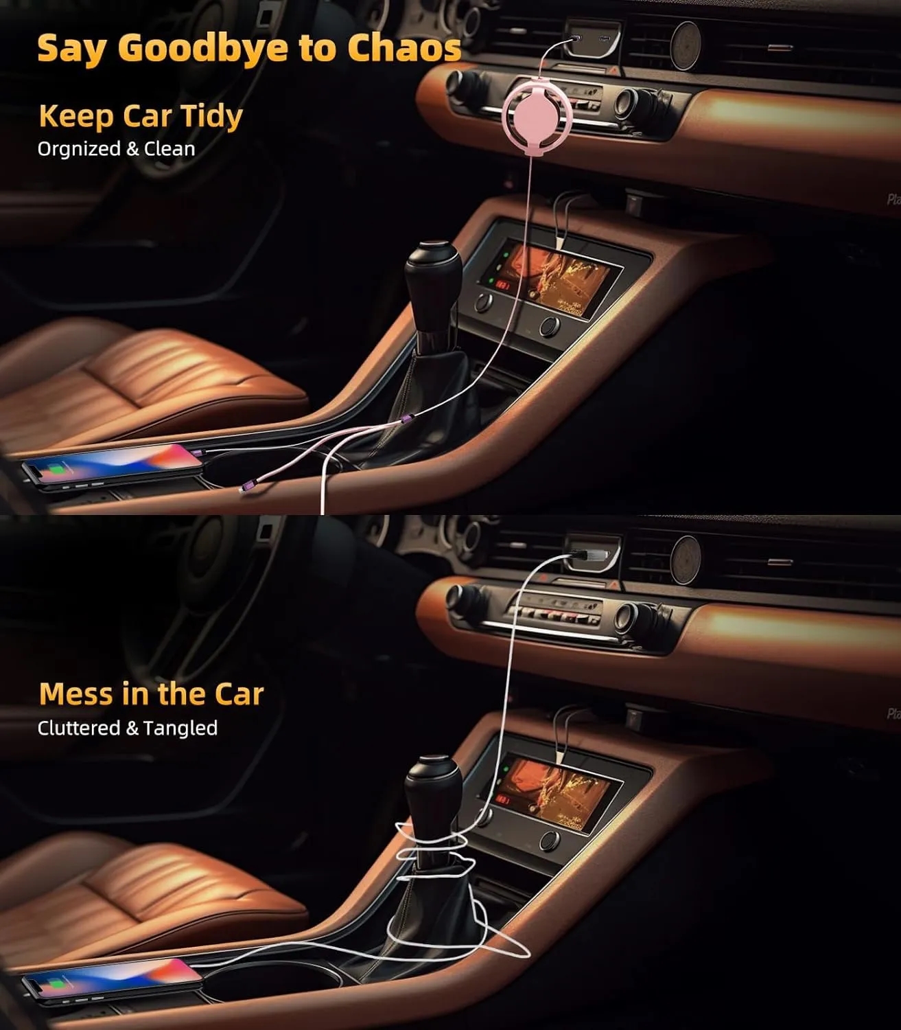 3-in-1 Compact Retractable Charger Cable 6
