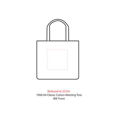 6oz Classic Cotton Canvas Meeting Tote 18