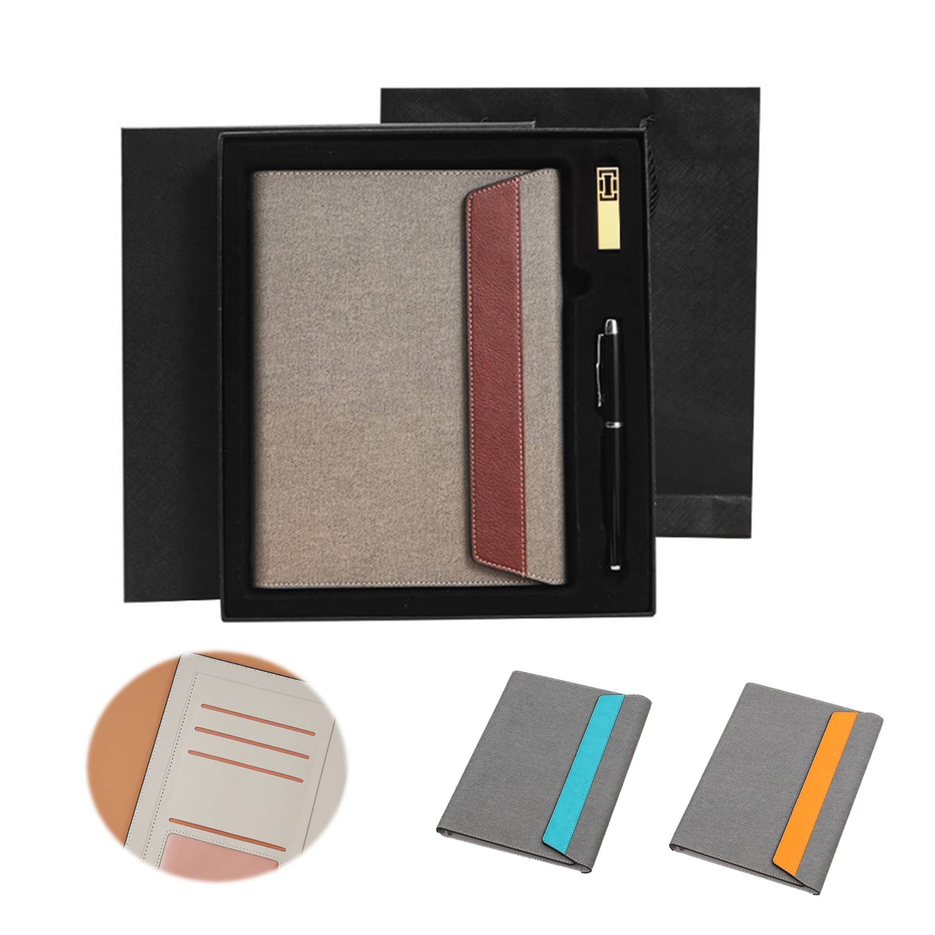 Gift Set With Journal Pen And Flash Drive 6