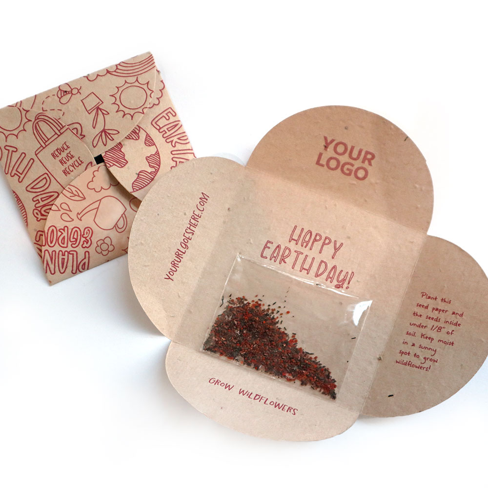 Earth Day Plantable Petal Card Seed Packets 3