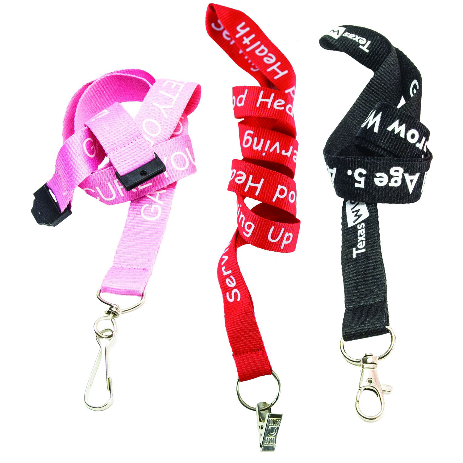 7 Days Rush Polyester Lanyards 5/8" 1