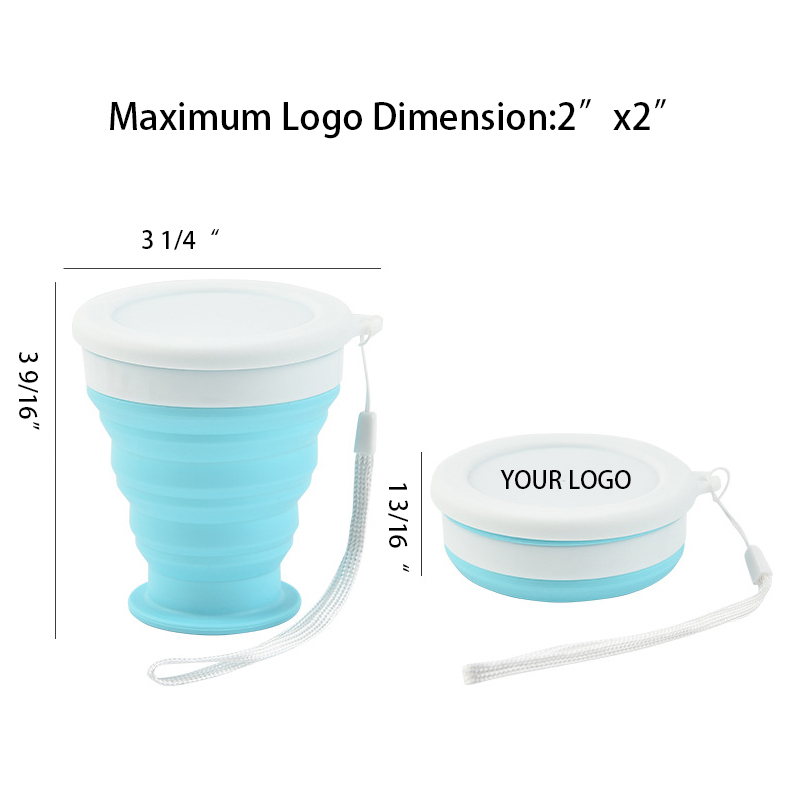 Portable Silicone Retractable Folding Cup 1
