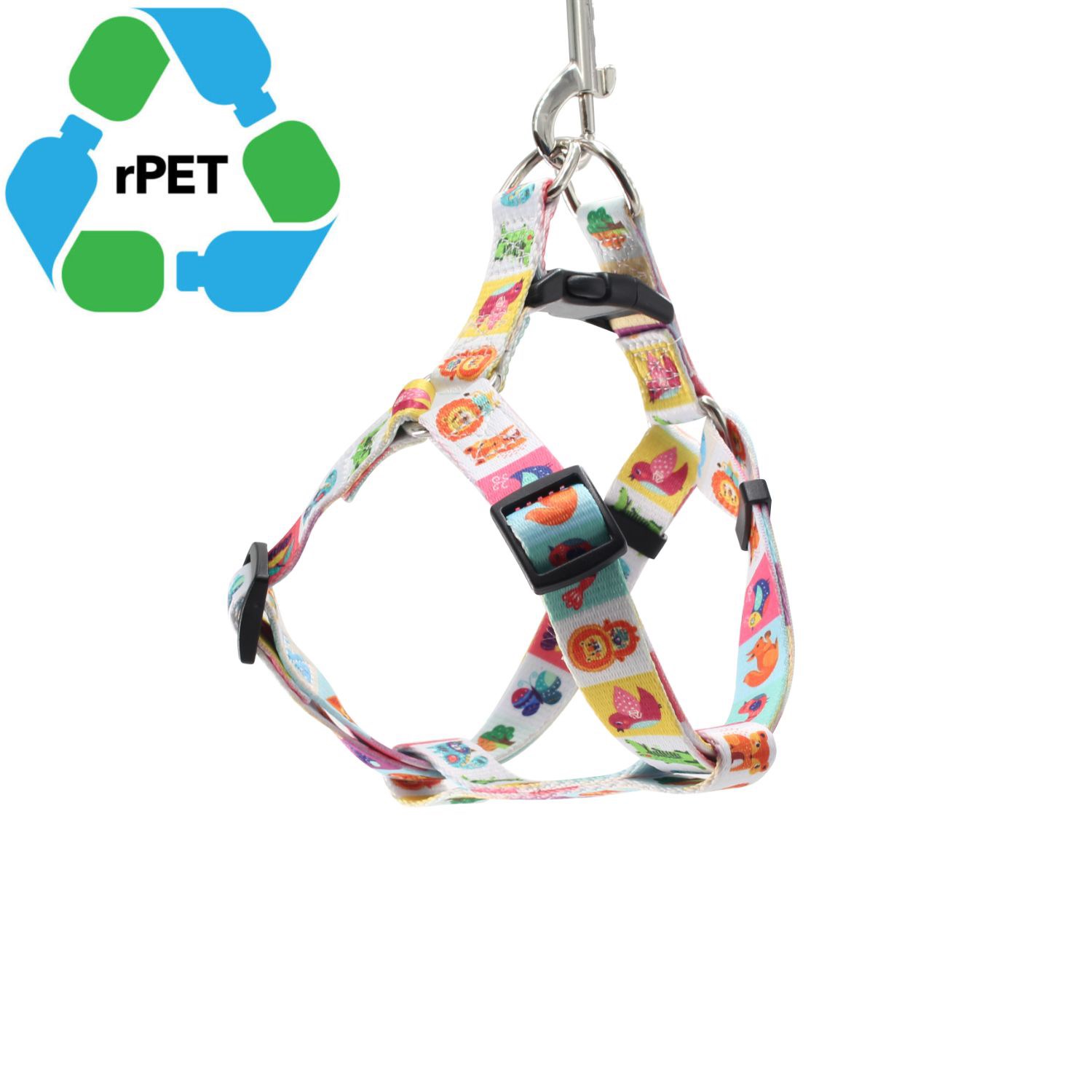 5/8"W x 23"L rPET Eco-friendly Sublimation Strong Pet Vest Harness 1