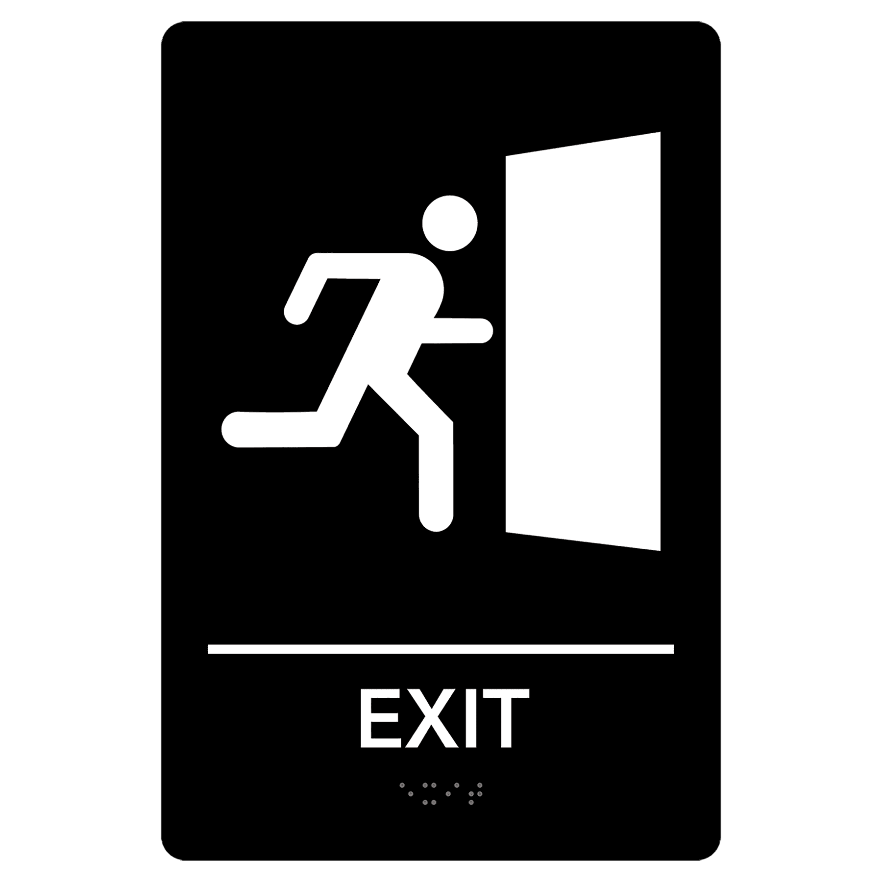 Exit Pre-Designed ADA Sign 2