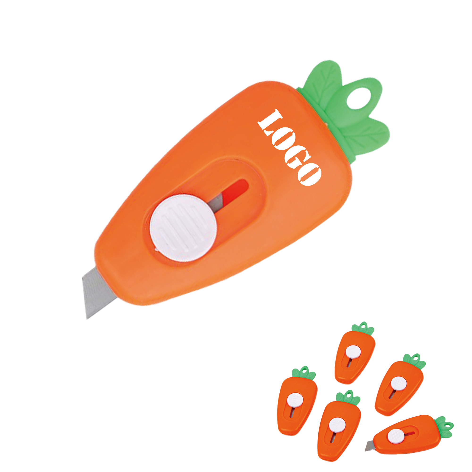 Carrot-Shaped Paper Cutter Box Knife 2