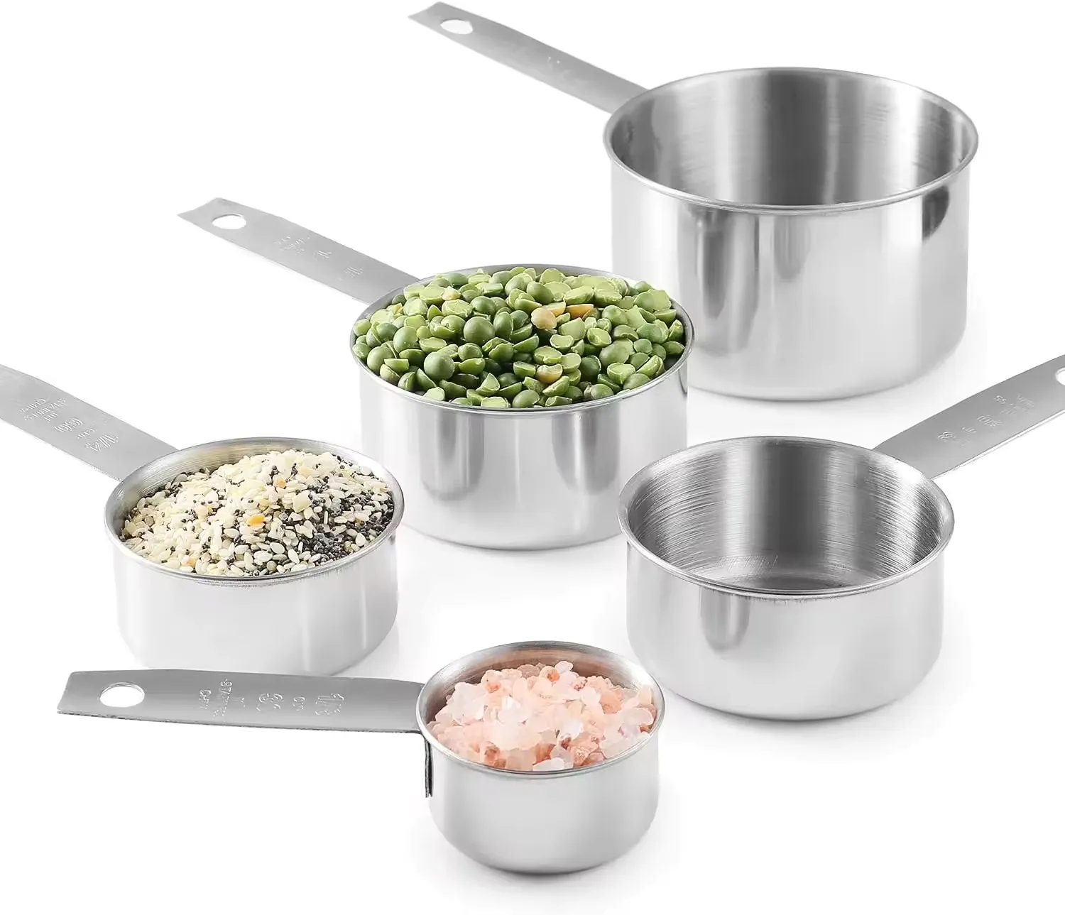 Stainless Steel Measuring Cups And Spoons 5