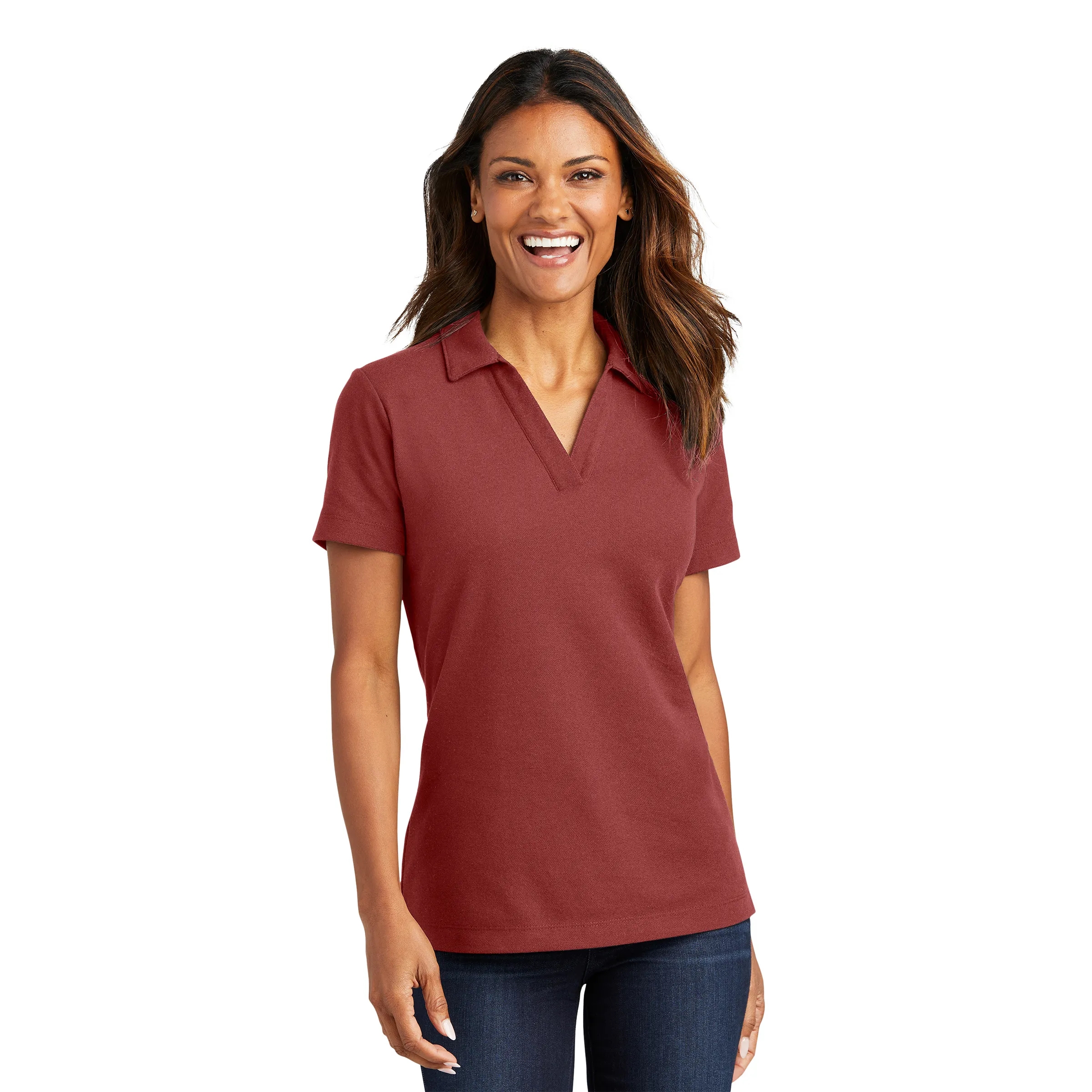 Port Authority(R) Ladies C-FREE(R) Cotton Blend Pique Polo 16