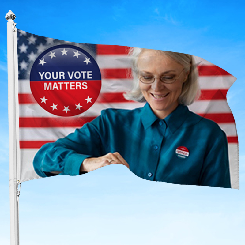 Full Color Pole Flag, 5' x 8'