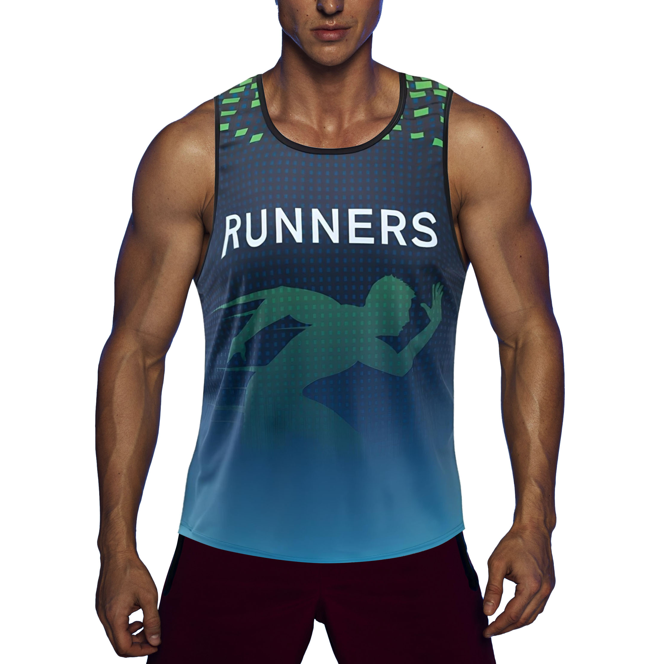 Track & Field Tank Top And Shorts Set 6