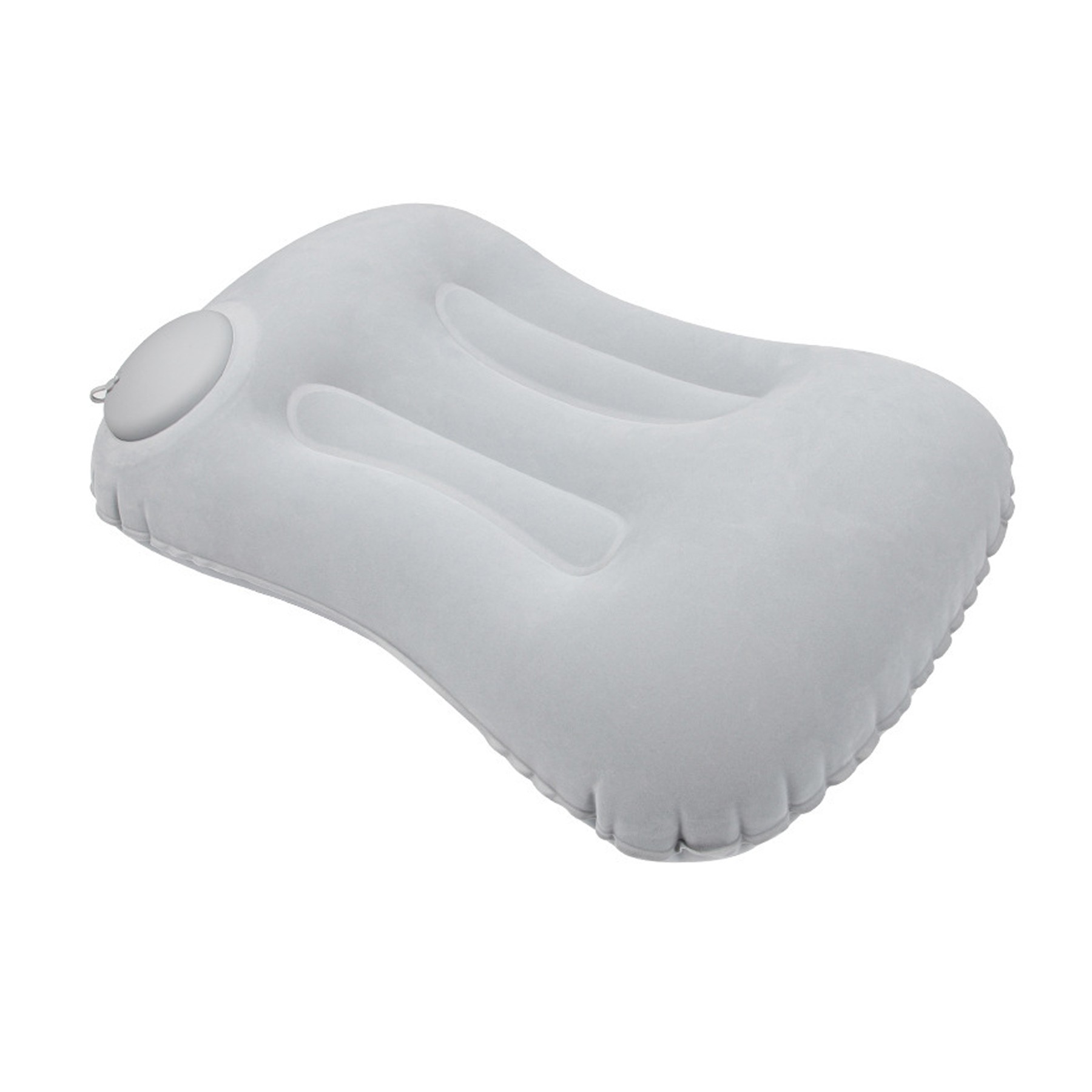 Square Squeeze Inflatable Traveling Fold Pillow 2