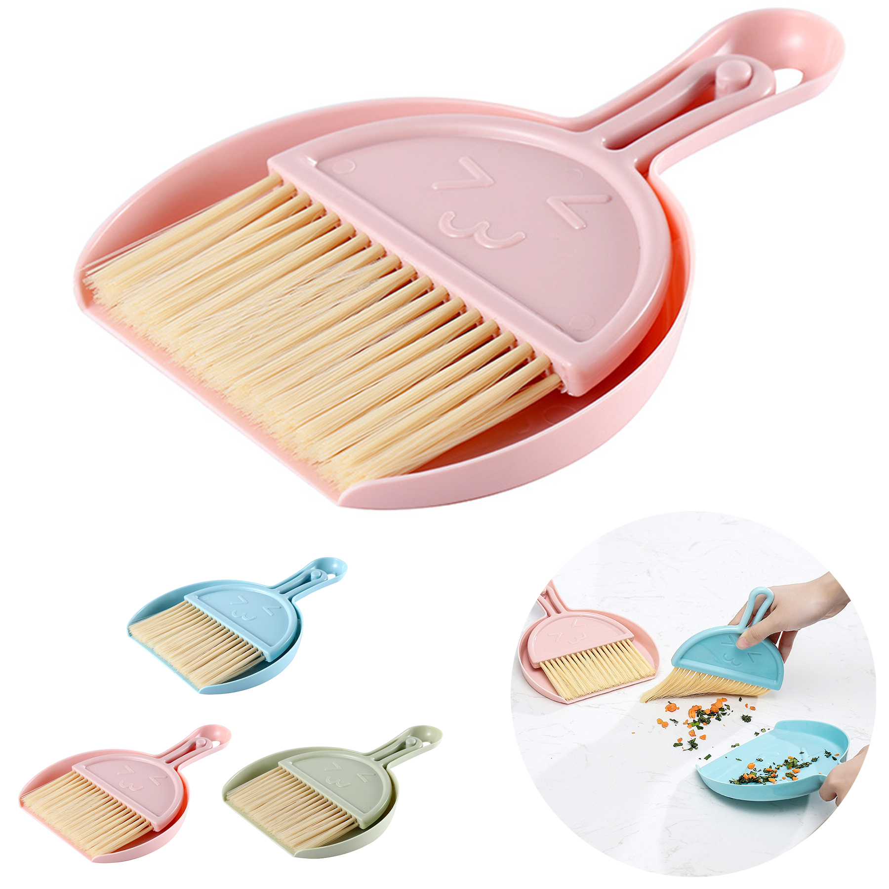 Small Broom and Dustpan Set for Home