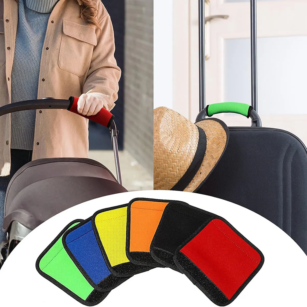 Comfort Soft Luggage Handle Cover Suitcase Grip Wrap 7