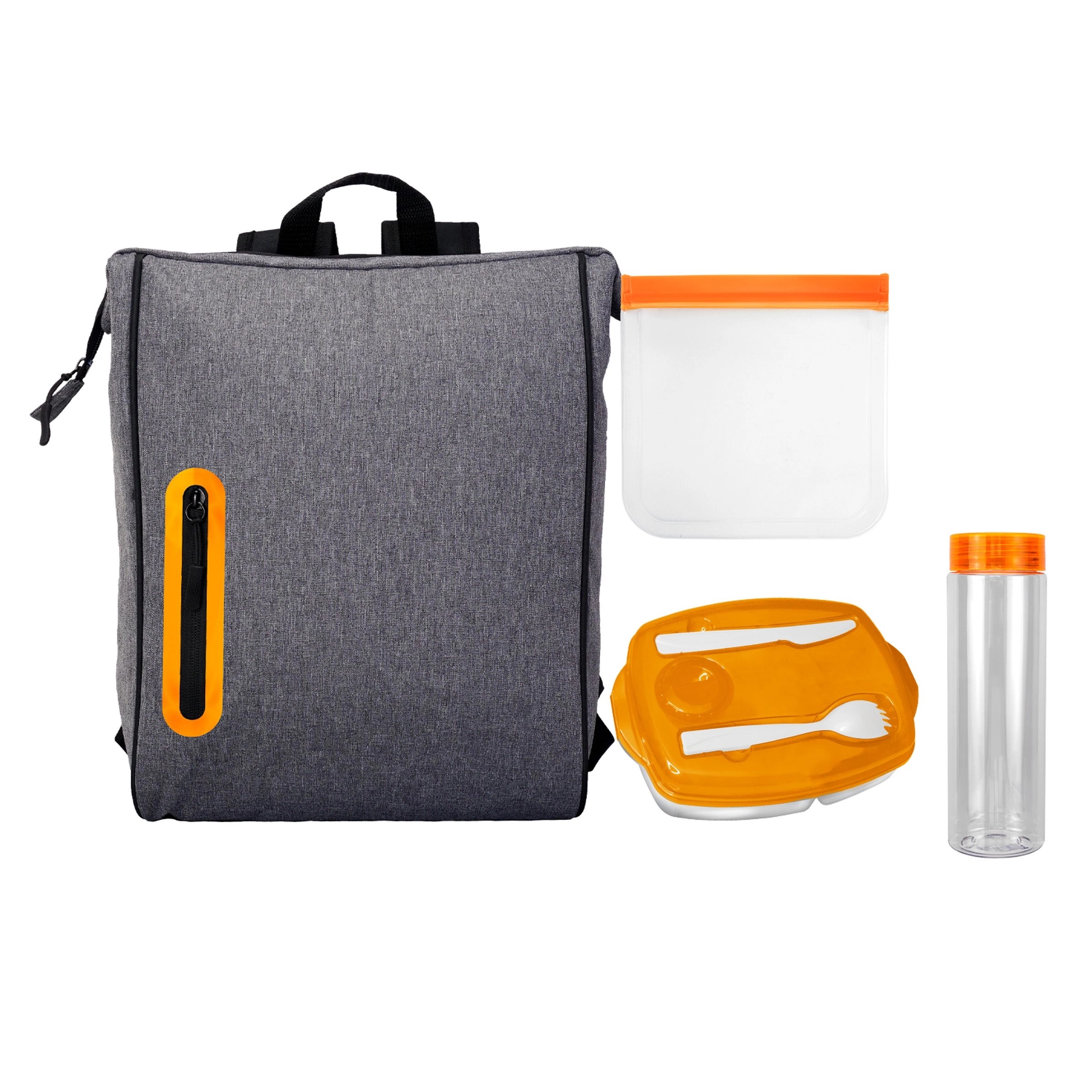 Locking Lid Sandwich & Drink Oval Lunch Cooler 15