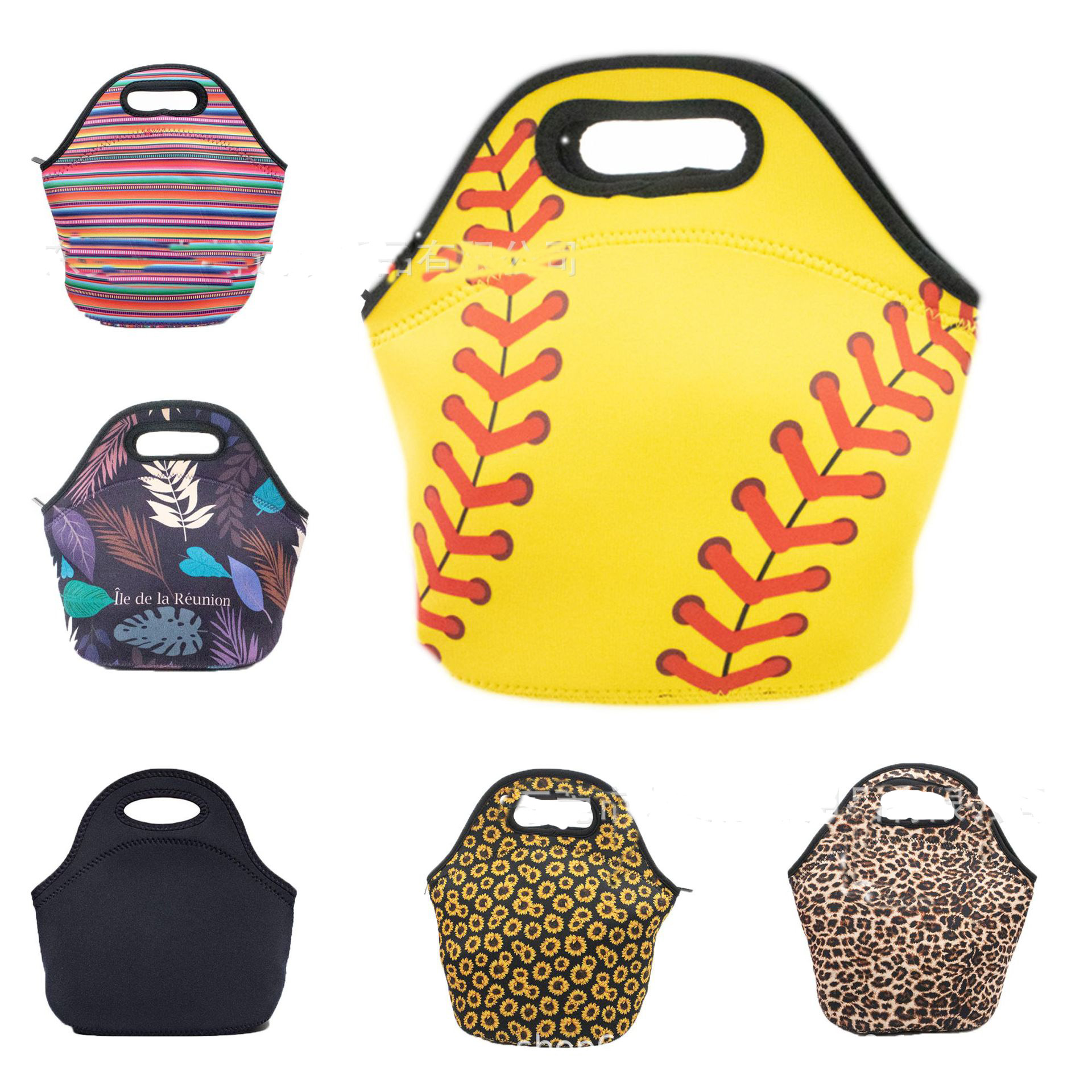 Easy Carry Zippered Neoprene Lunch Bag 2