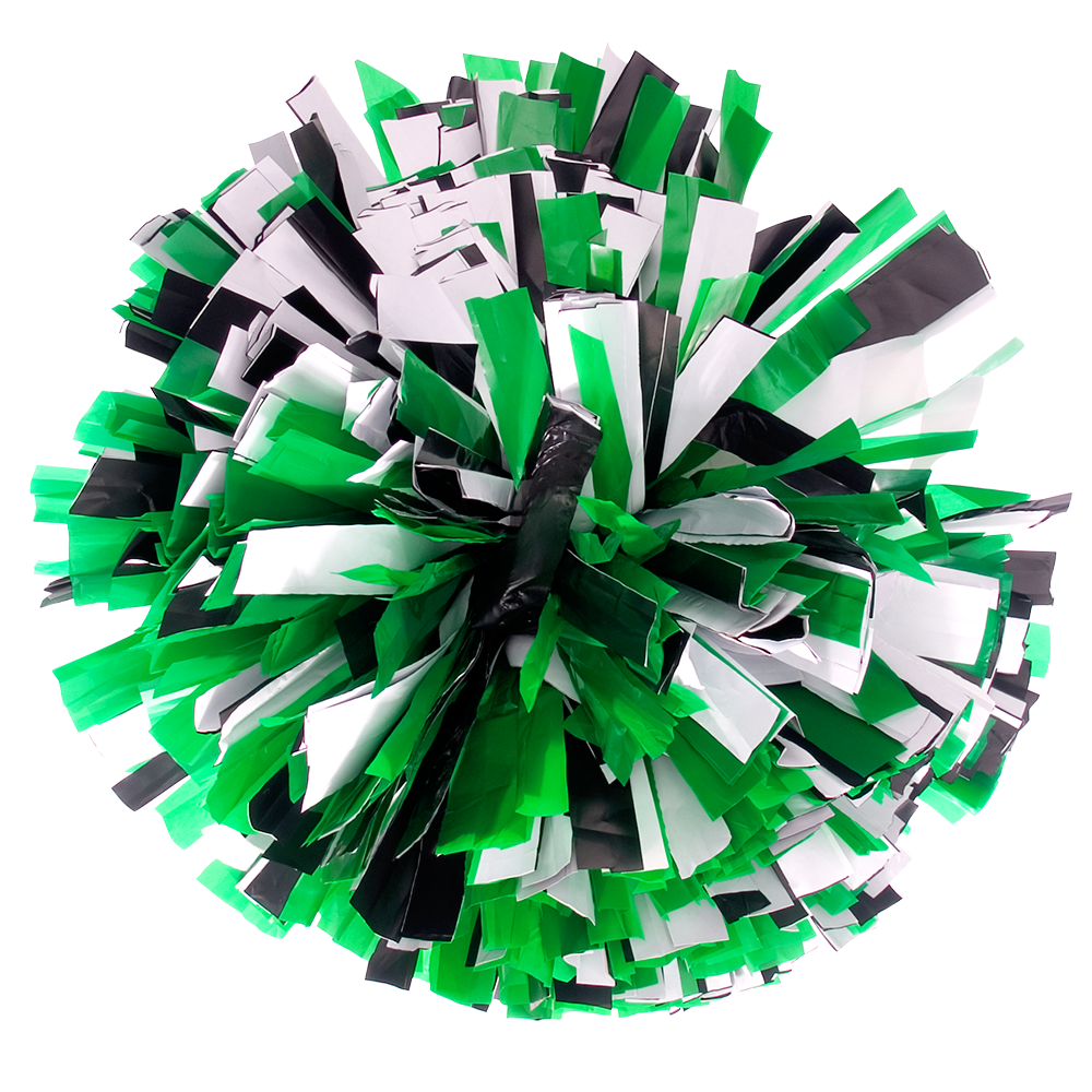 Custom Plastic Show Pom - Mixed Colors 24