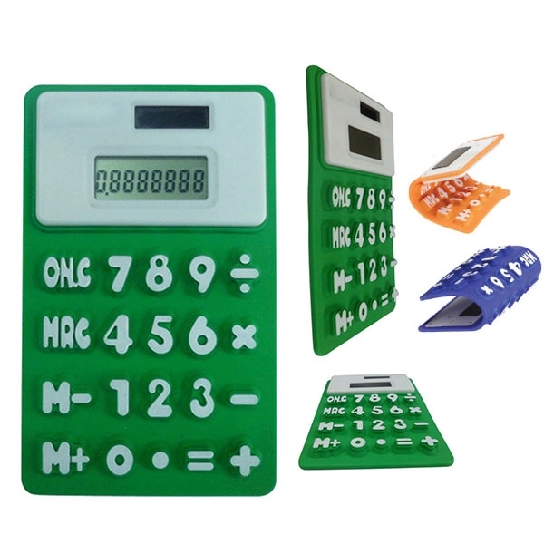 Foldable Silicone Calculator 4
