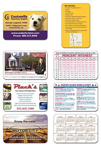 Tarjeta Laminada de billetera - 3.5 x 2.25 (2-lados) - 14 pt. 3