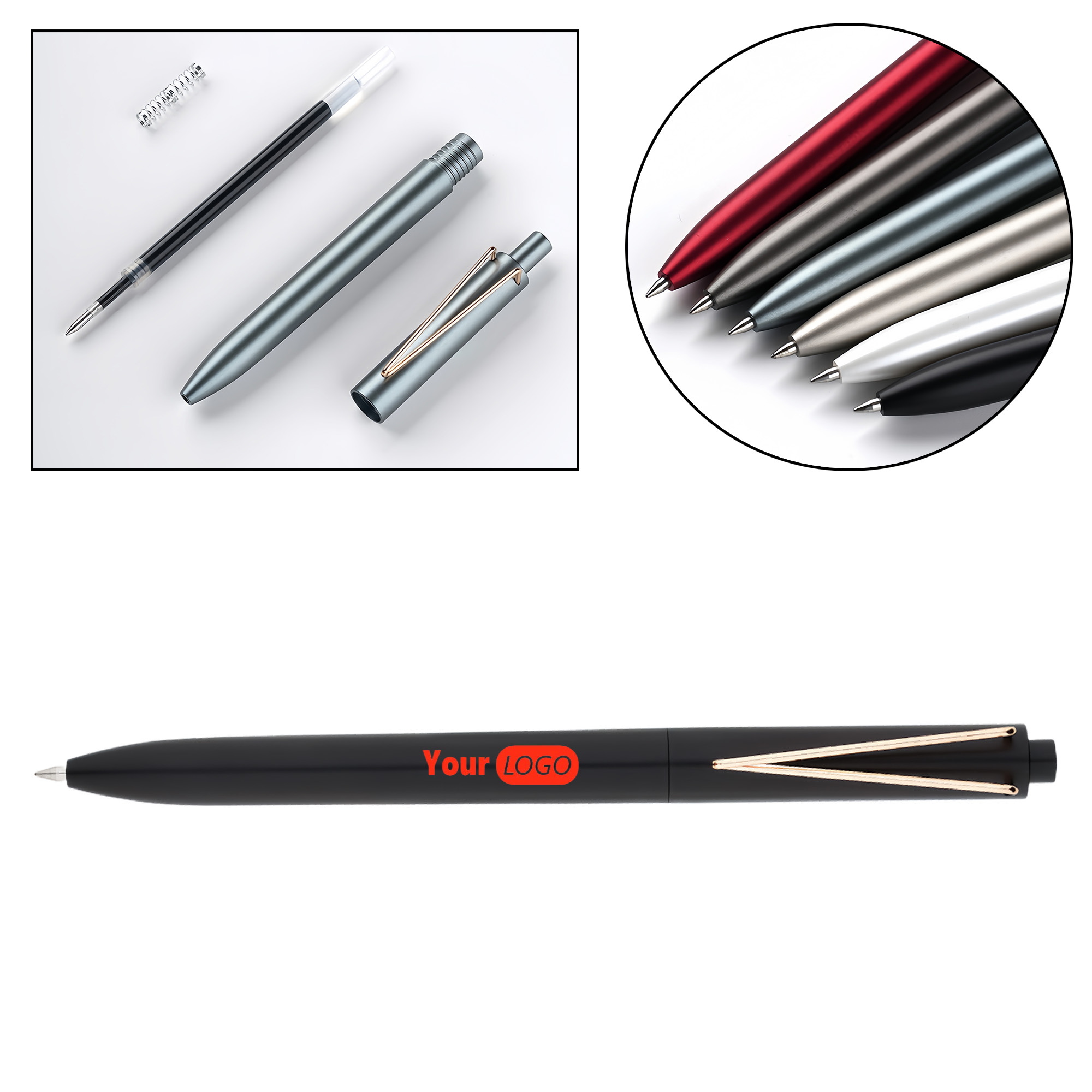 Business Bullet Head Water-based Pen 7