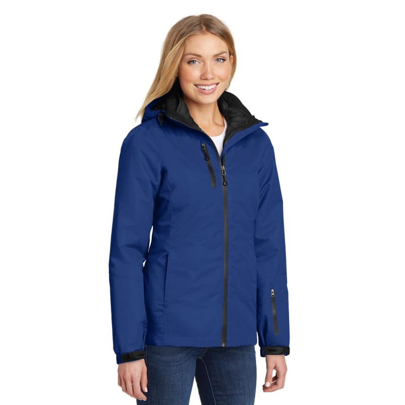 Port Authority Women's Vortex Waterproof 3-in-1 Jacket. 9