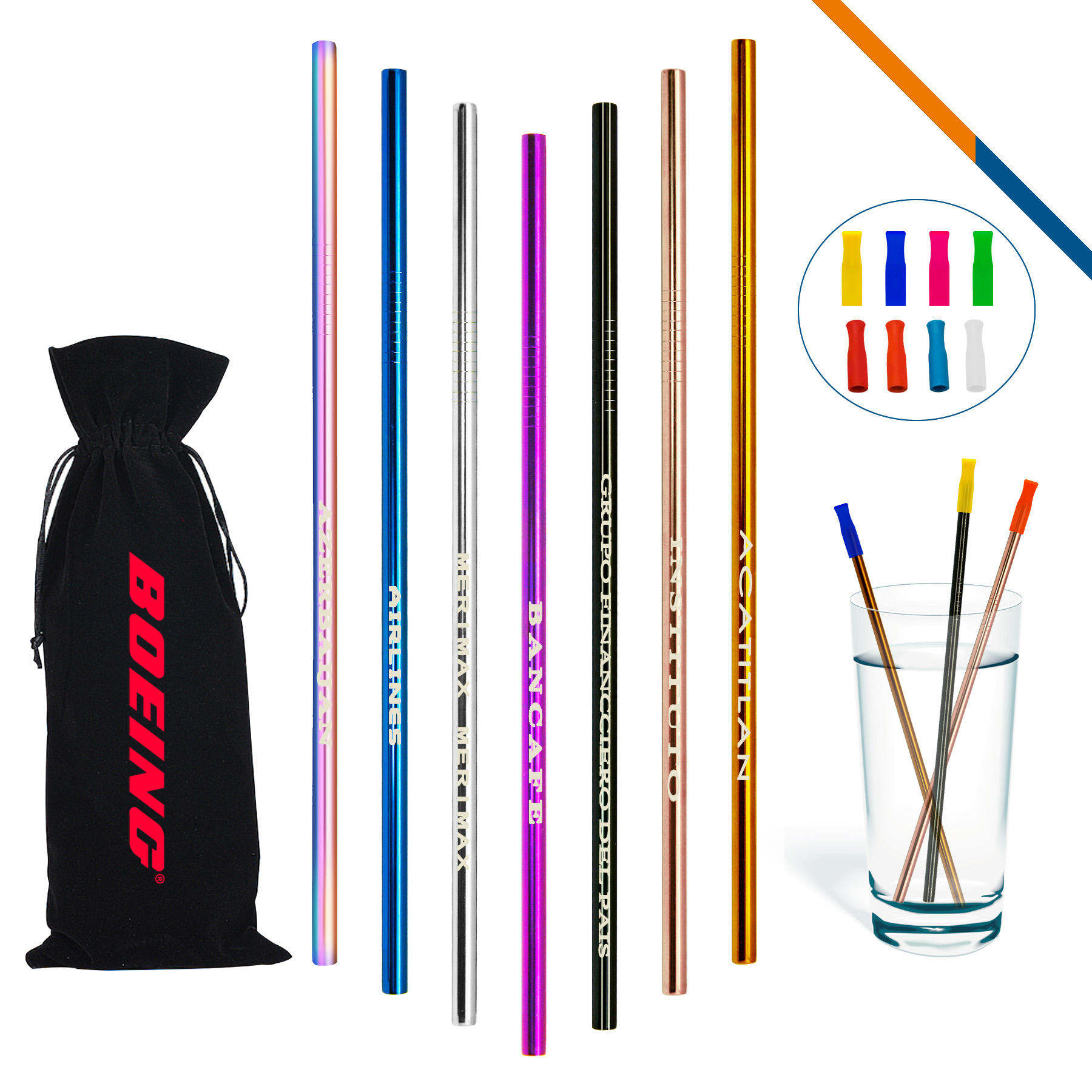 Ski Stainless Steel Straw 2